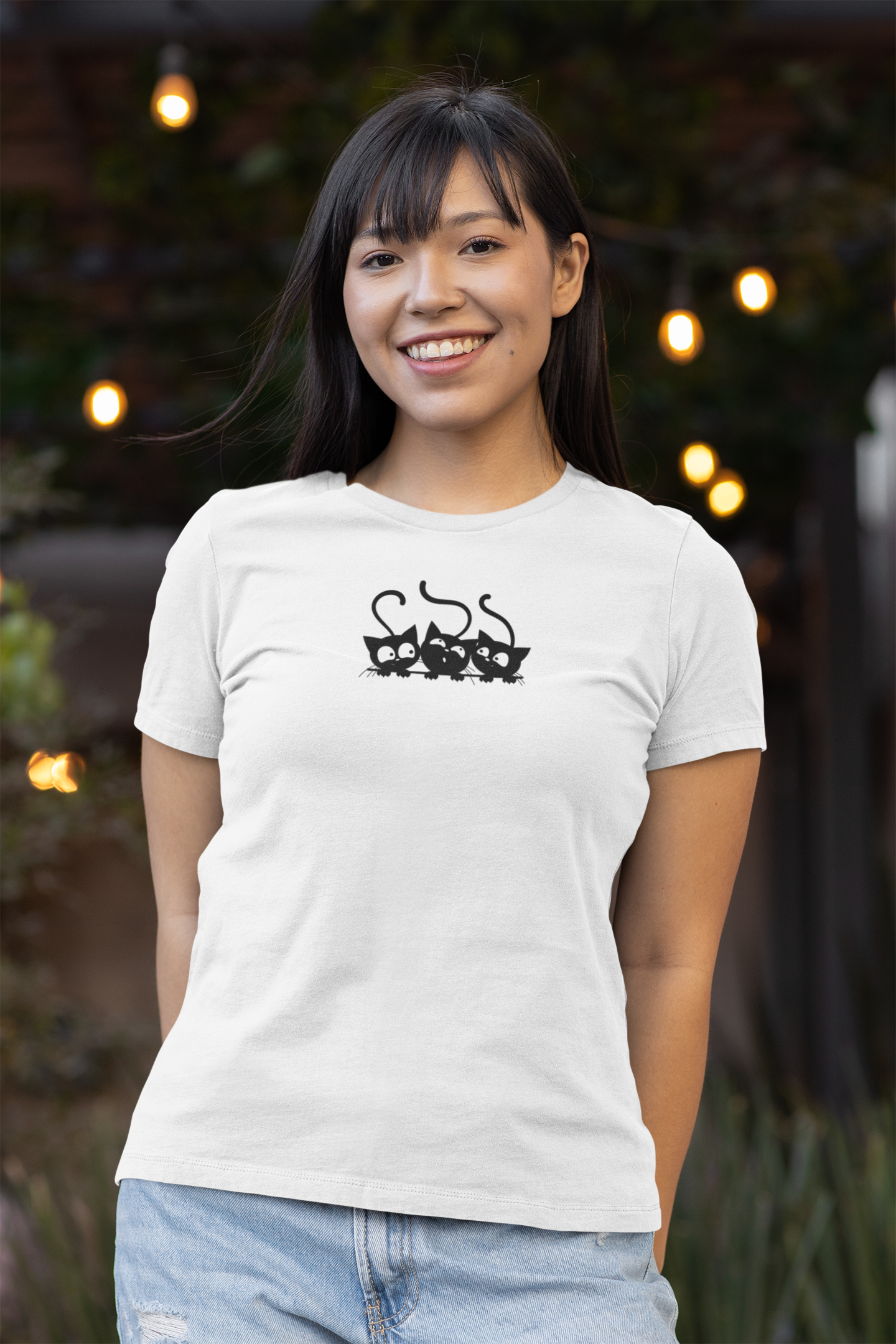 3 Cats Custom Graphic Tee