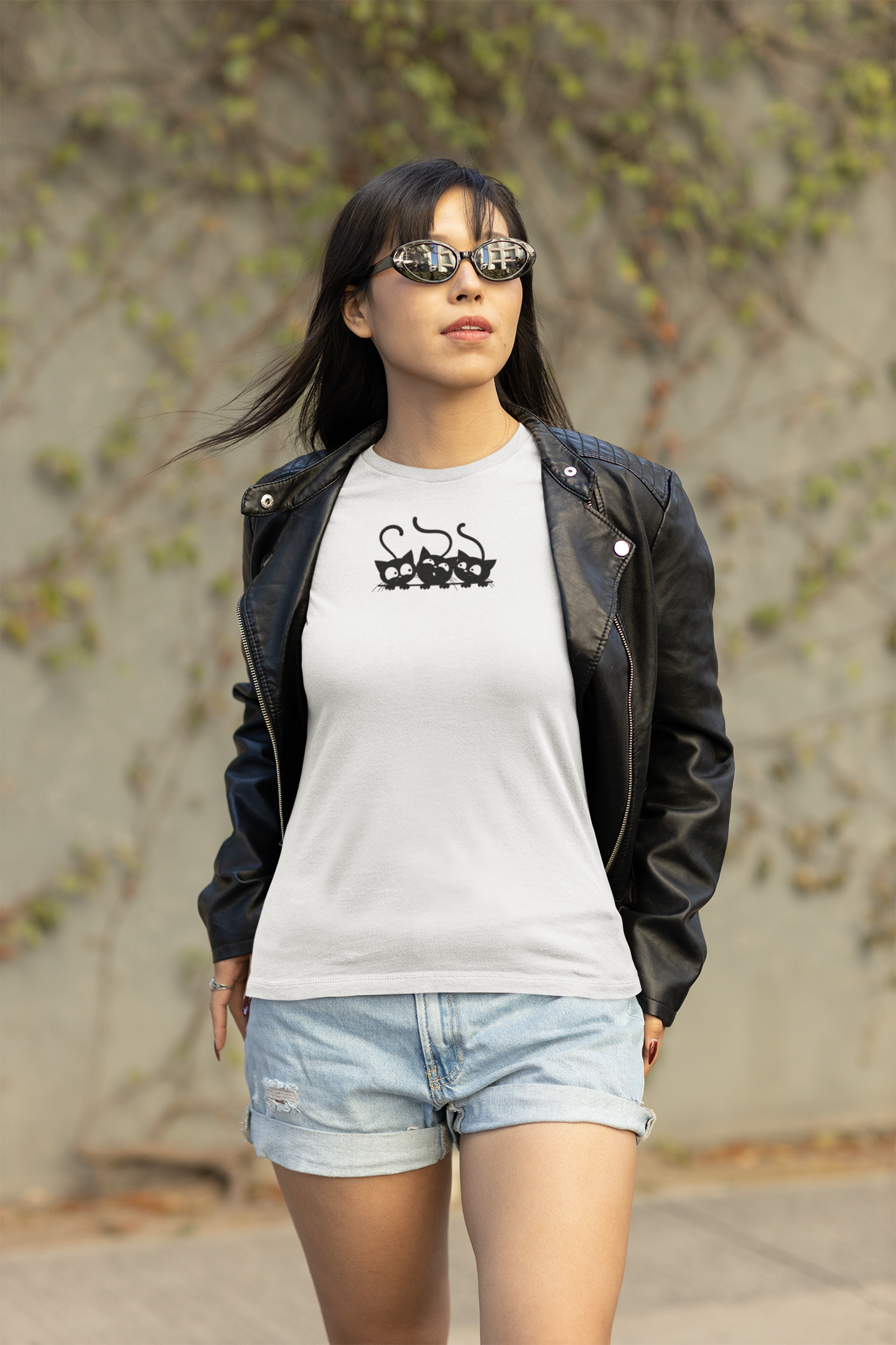3 Cats Custom Graphic Tee