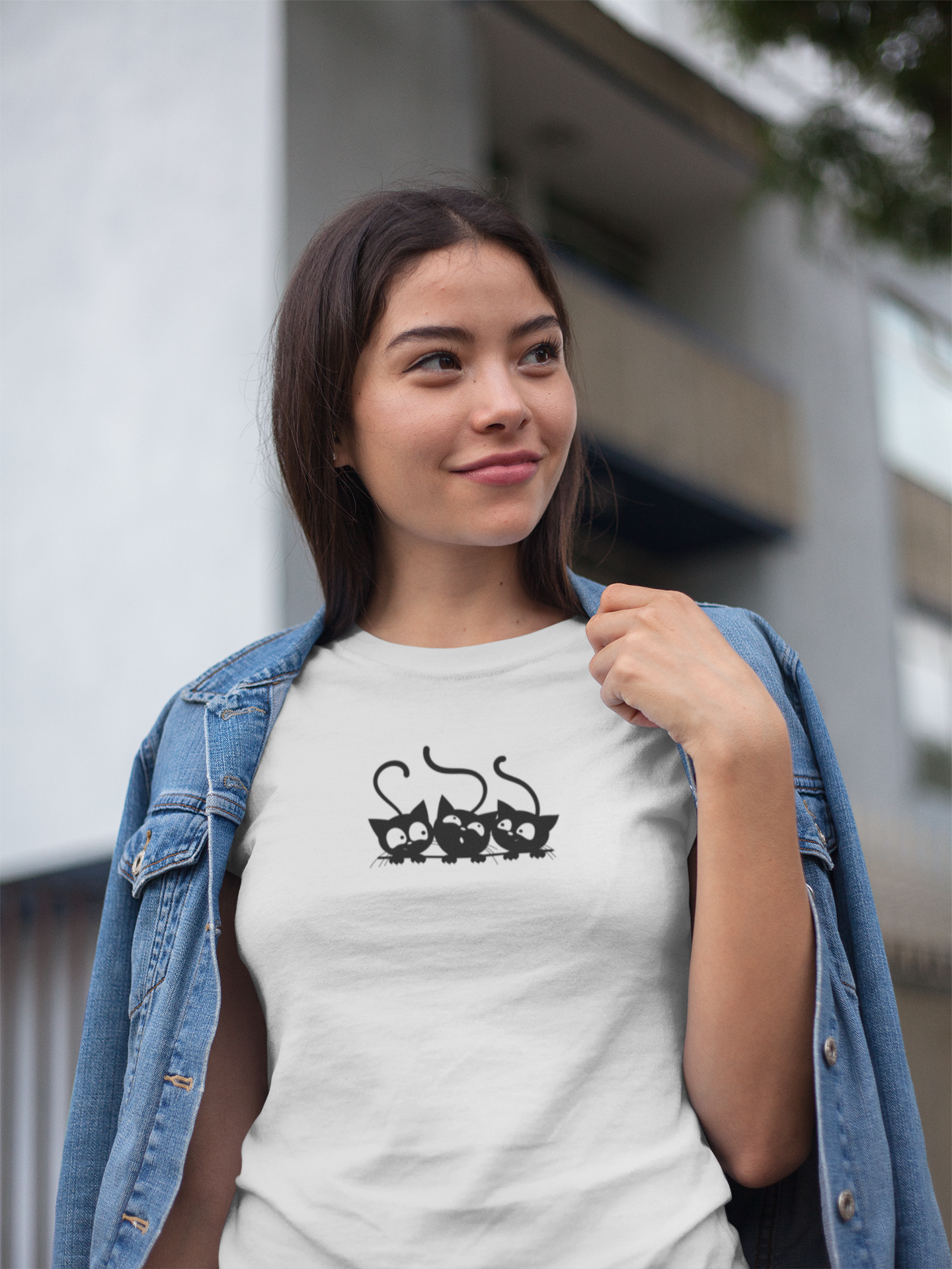 3 Cats Custom Graphic Tee