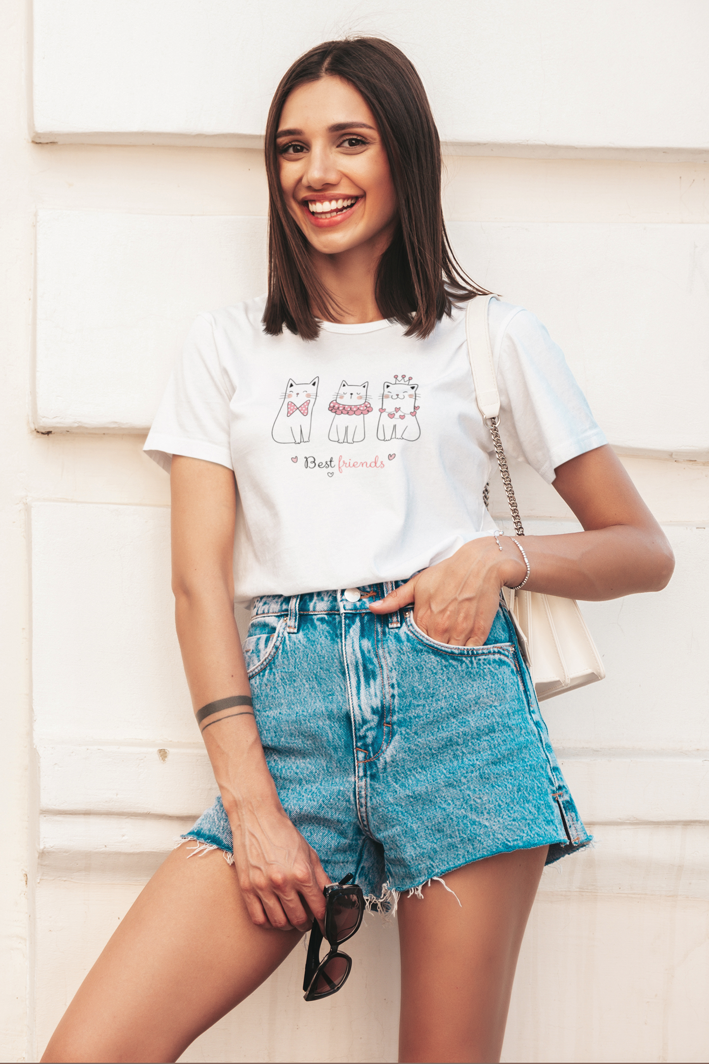 3 Cats Best Friend Custom Graphic Tee