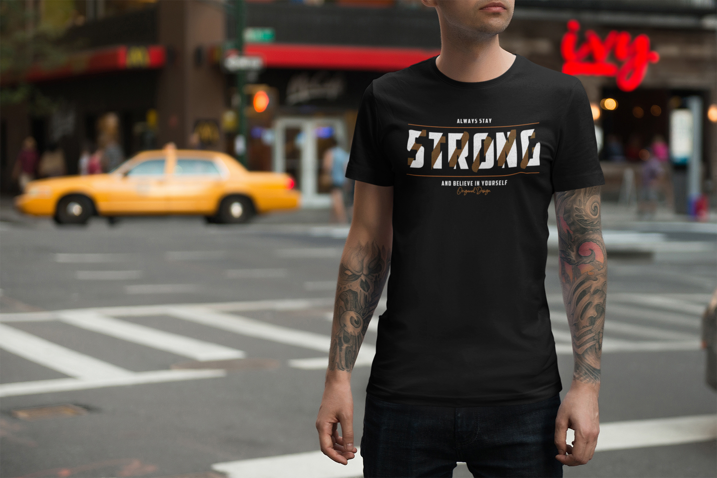 Always Stay Strong Custom Graphic Tee