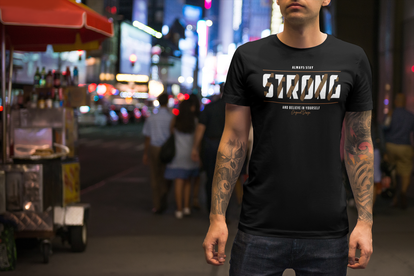 Always Stay Strong Custom Graphic Tee