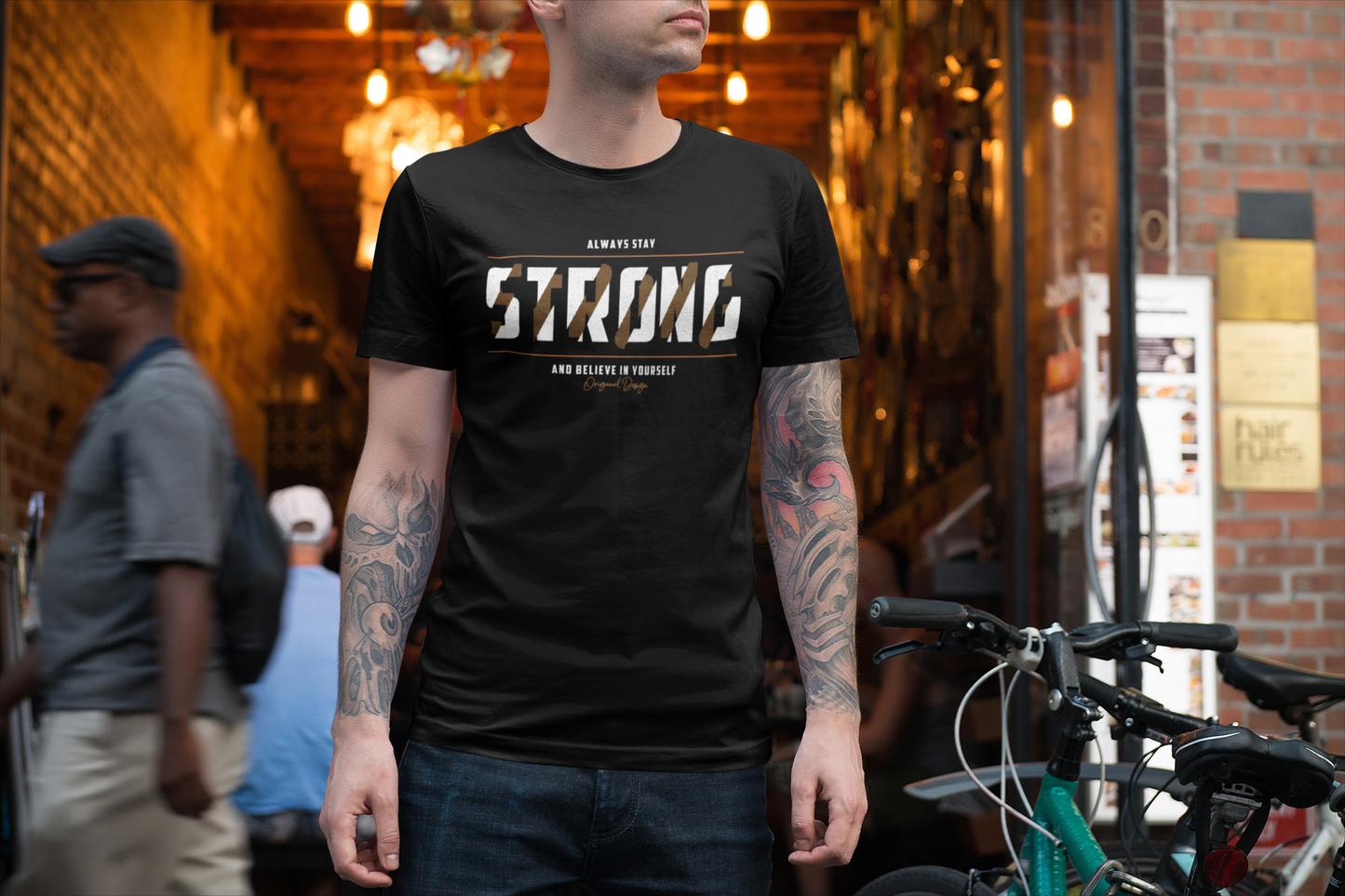 Always Stay Strong Custom Graphic Tee