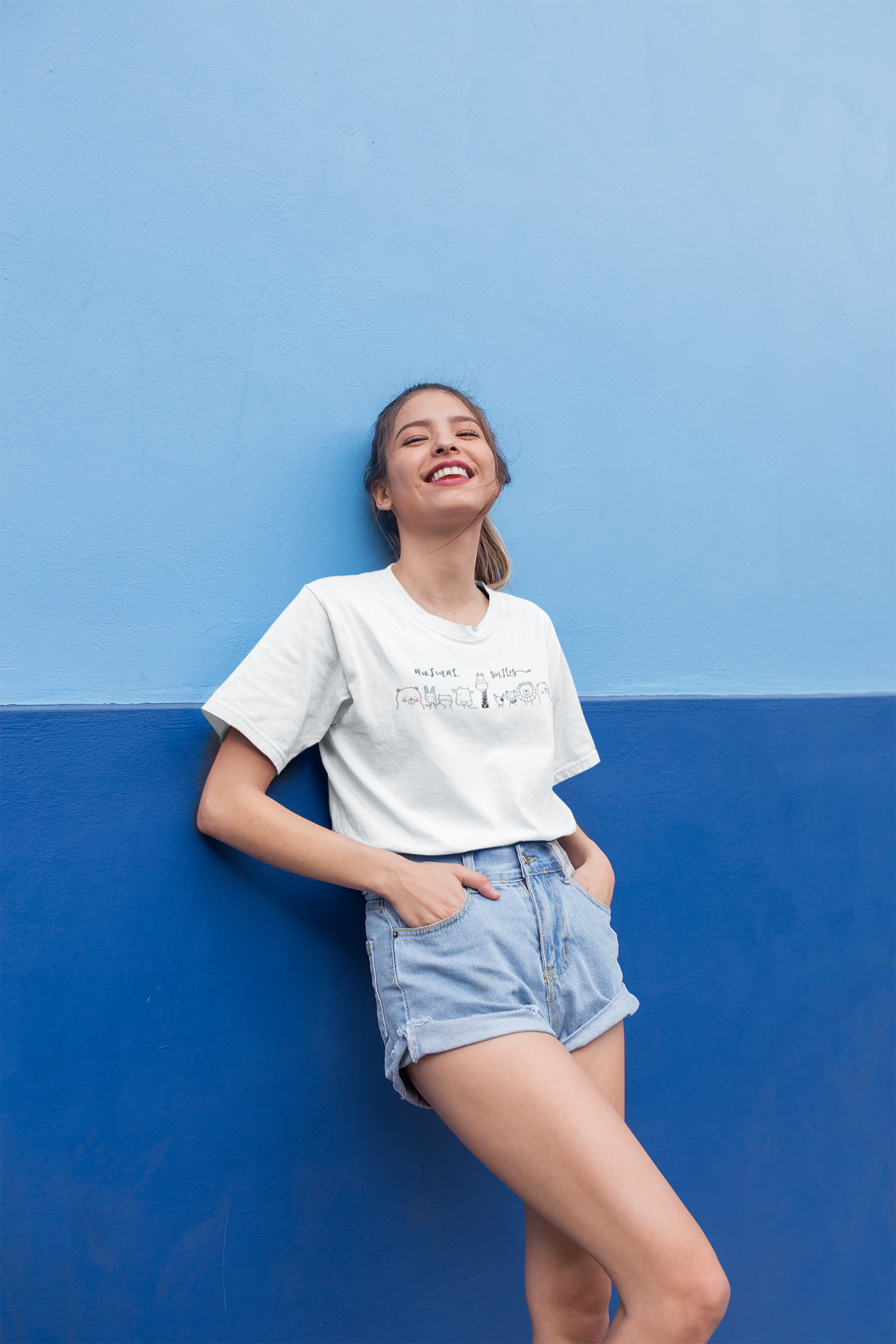 Animal Smile Custom Graphic Tee