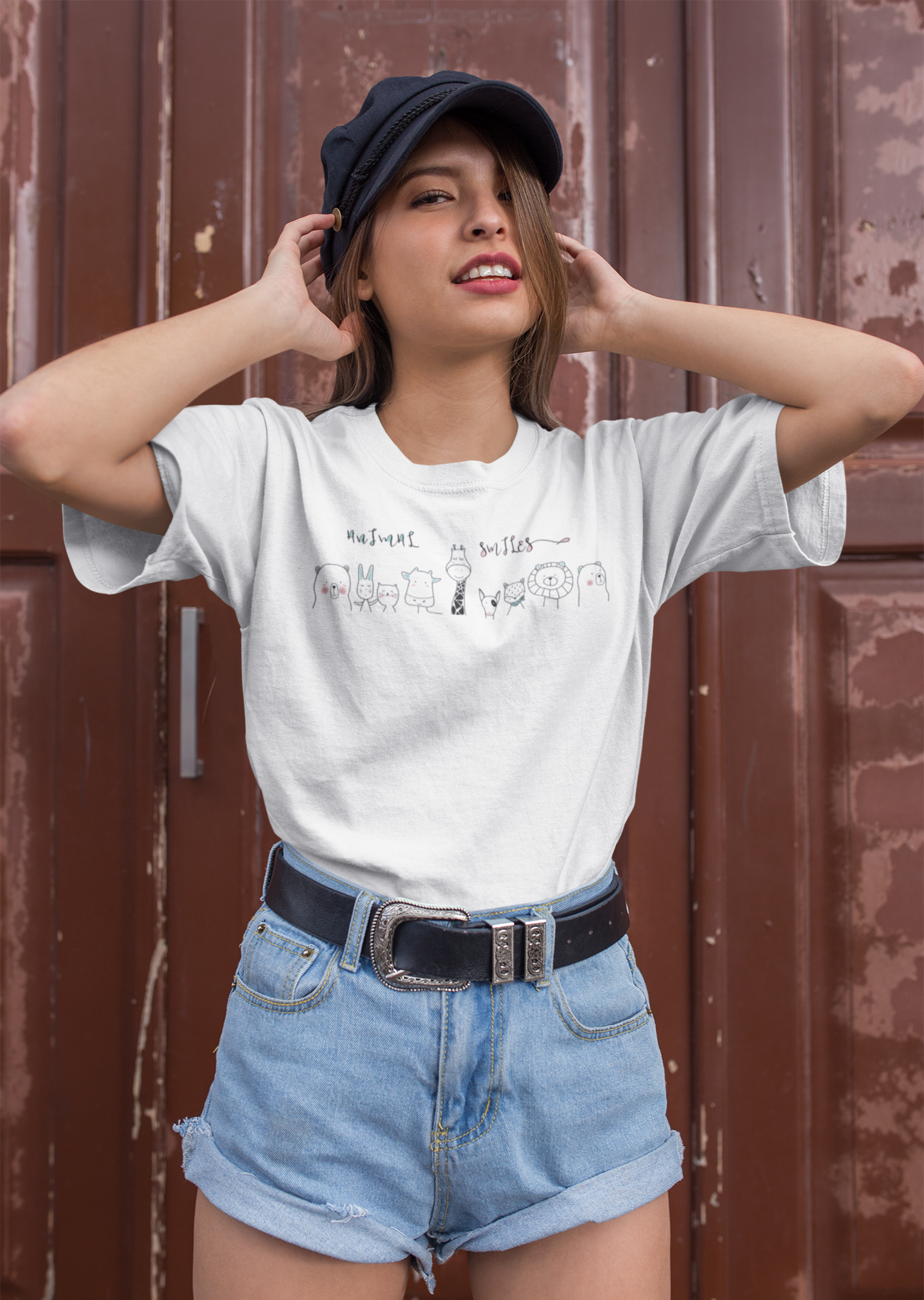 Animal Smile Custom Graphic Tee