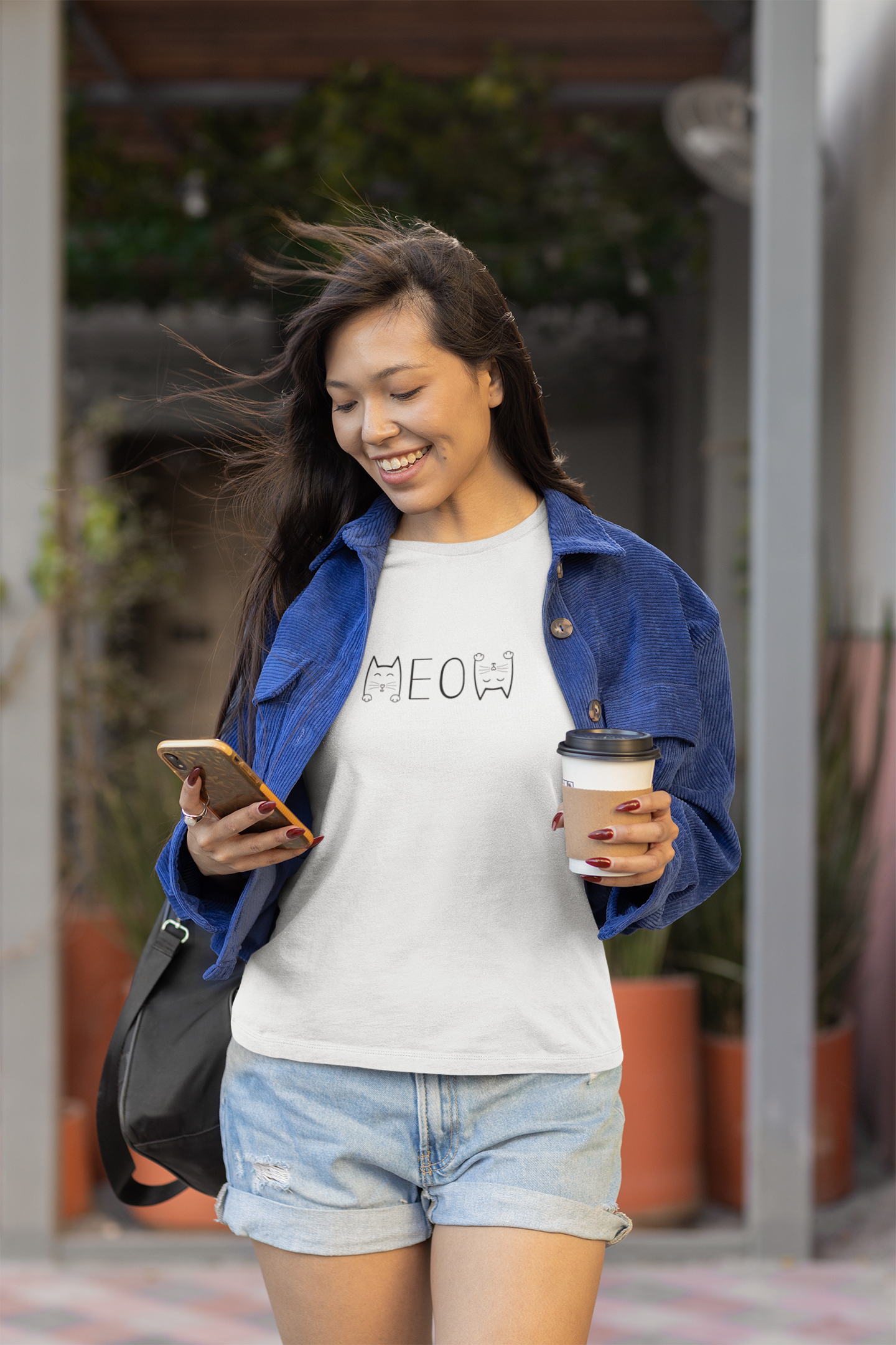 Meow Custom Graphic Tee