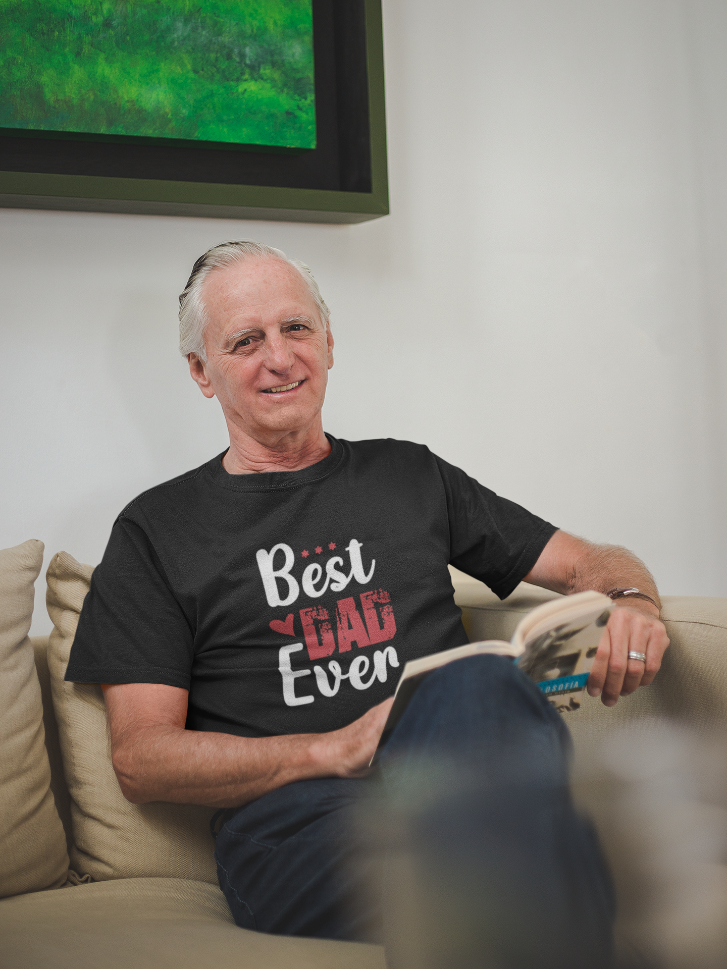 Father's Day - Best Dad Ever Custom Graphic Tee