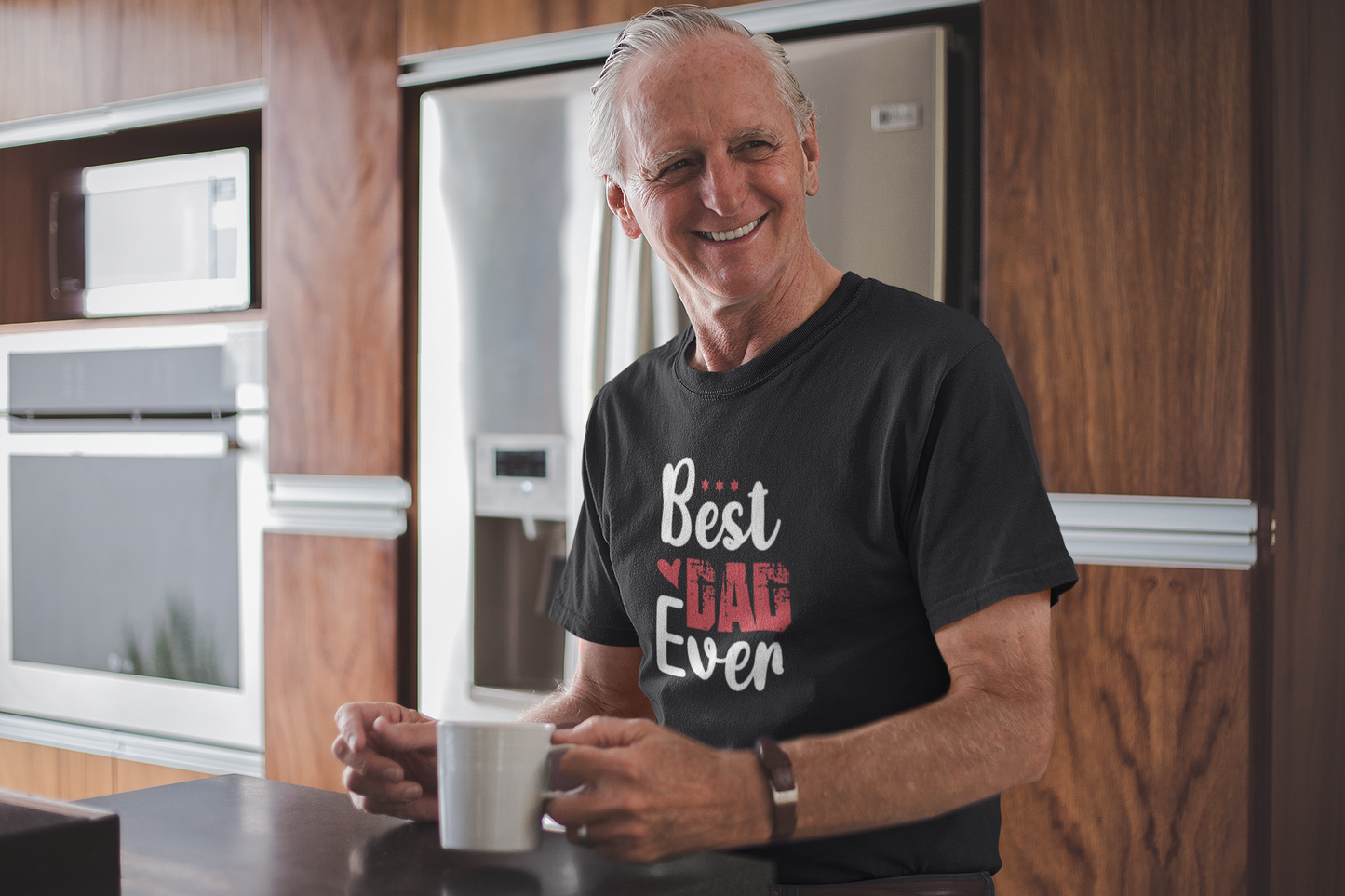 Father's Day - Best Dad Ever Custom Graphic Tee