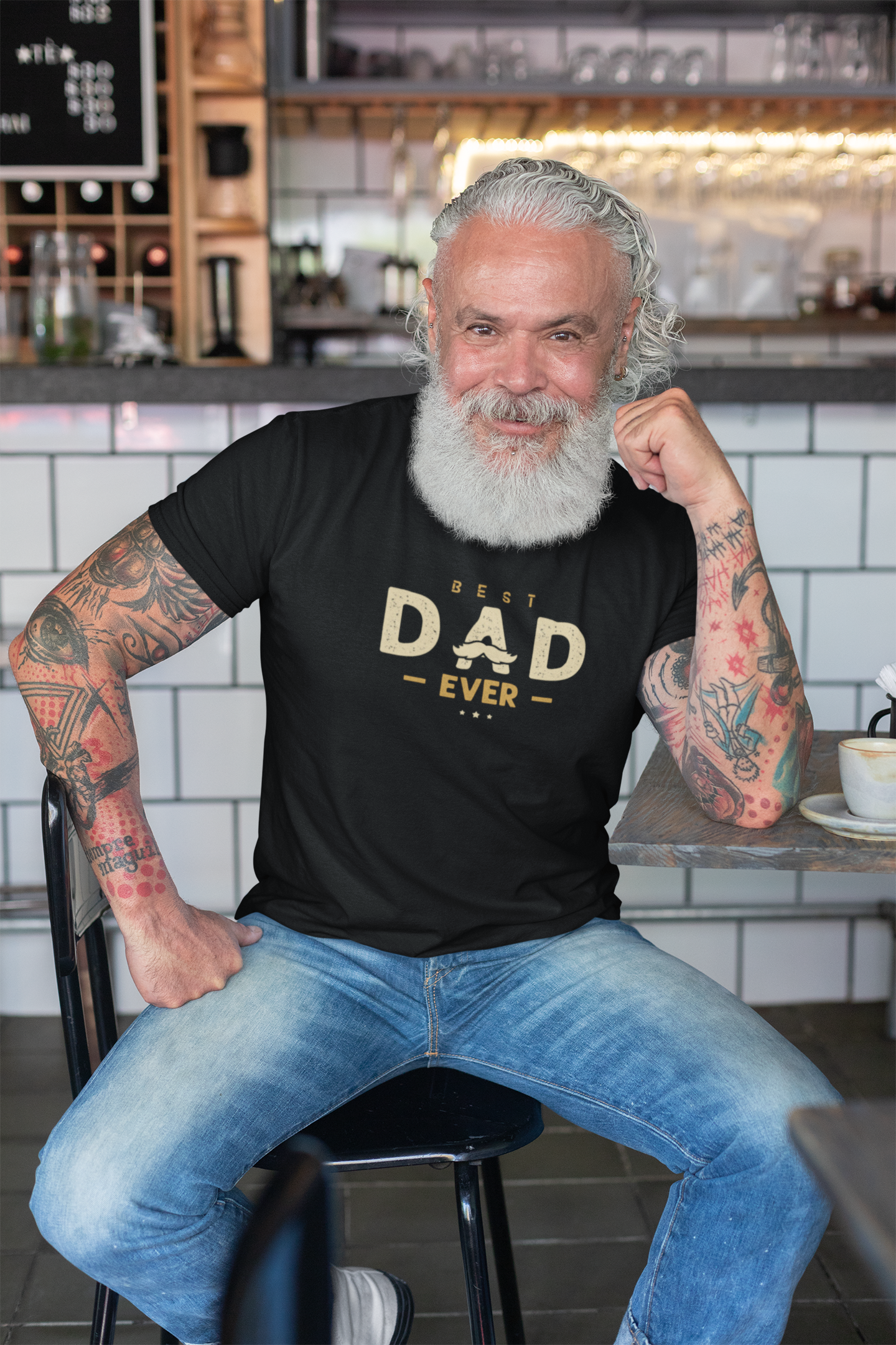 Father's Day - Best Dad2 Custom Graphic Tee