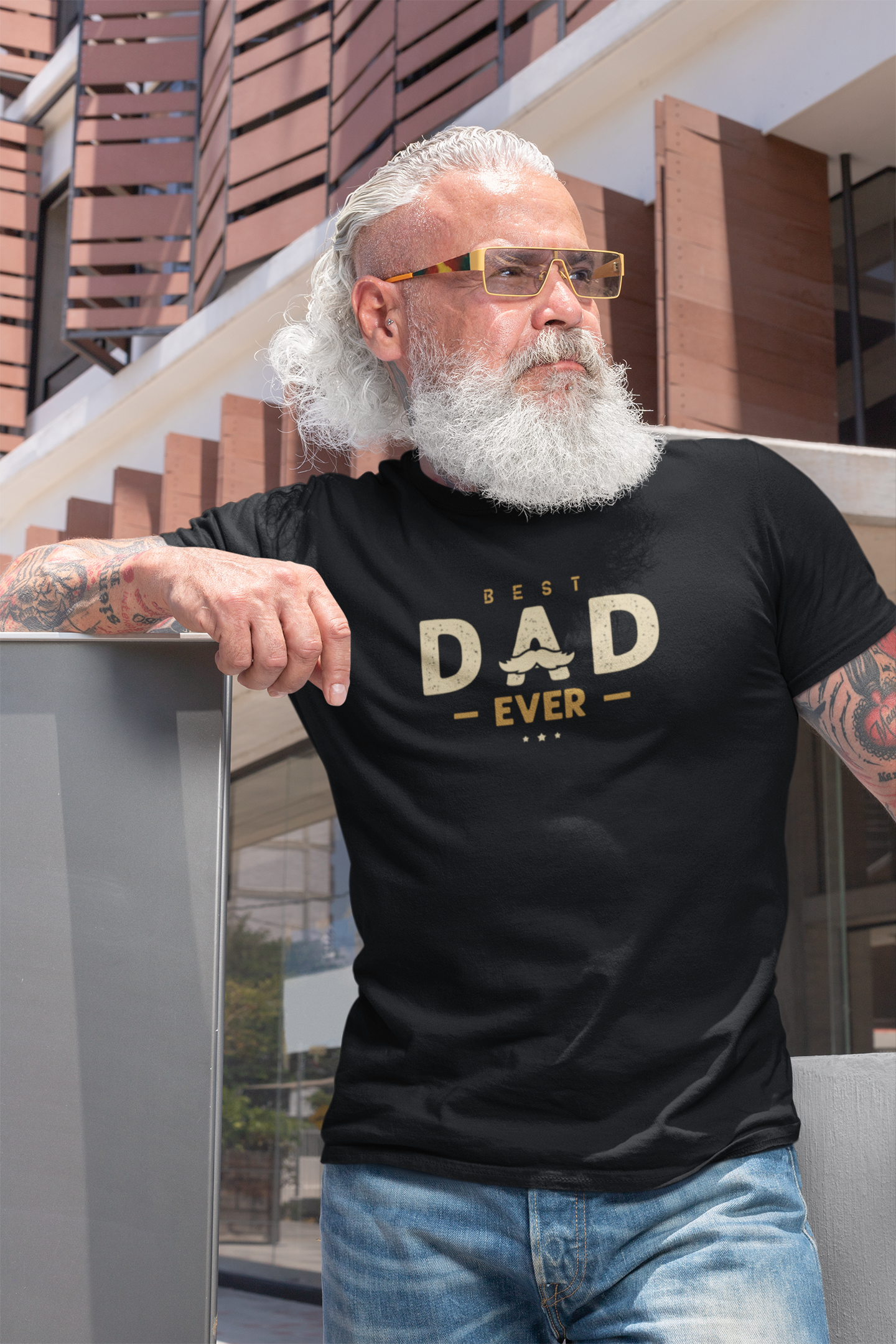 Father's Day - Best Dad2 Custom Graphic Tee