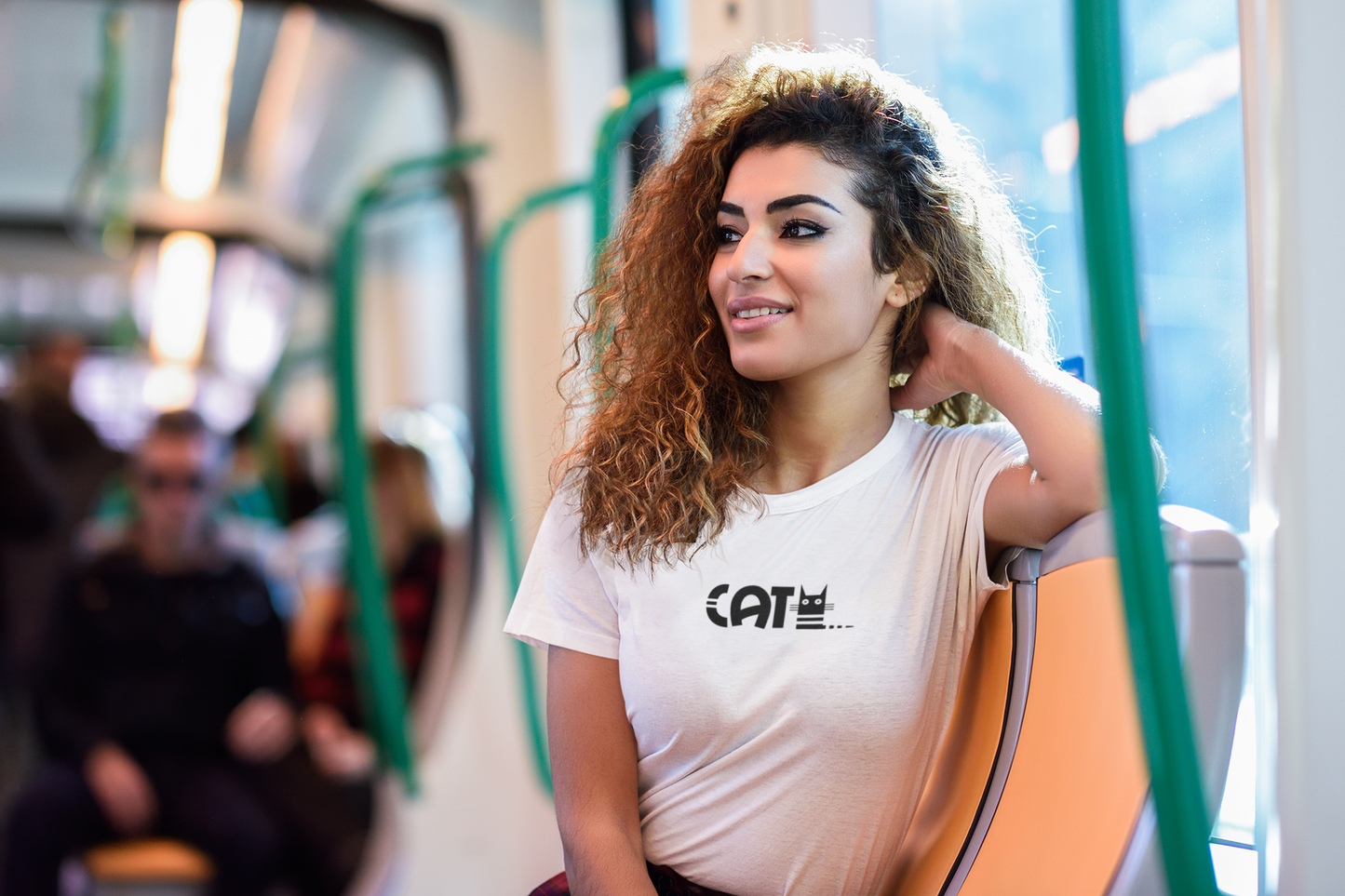 Cat - Cat Icon1 Custom Graphic Tee