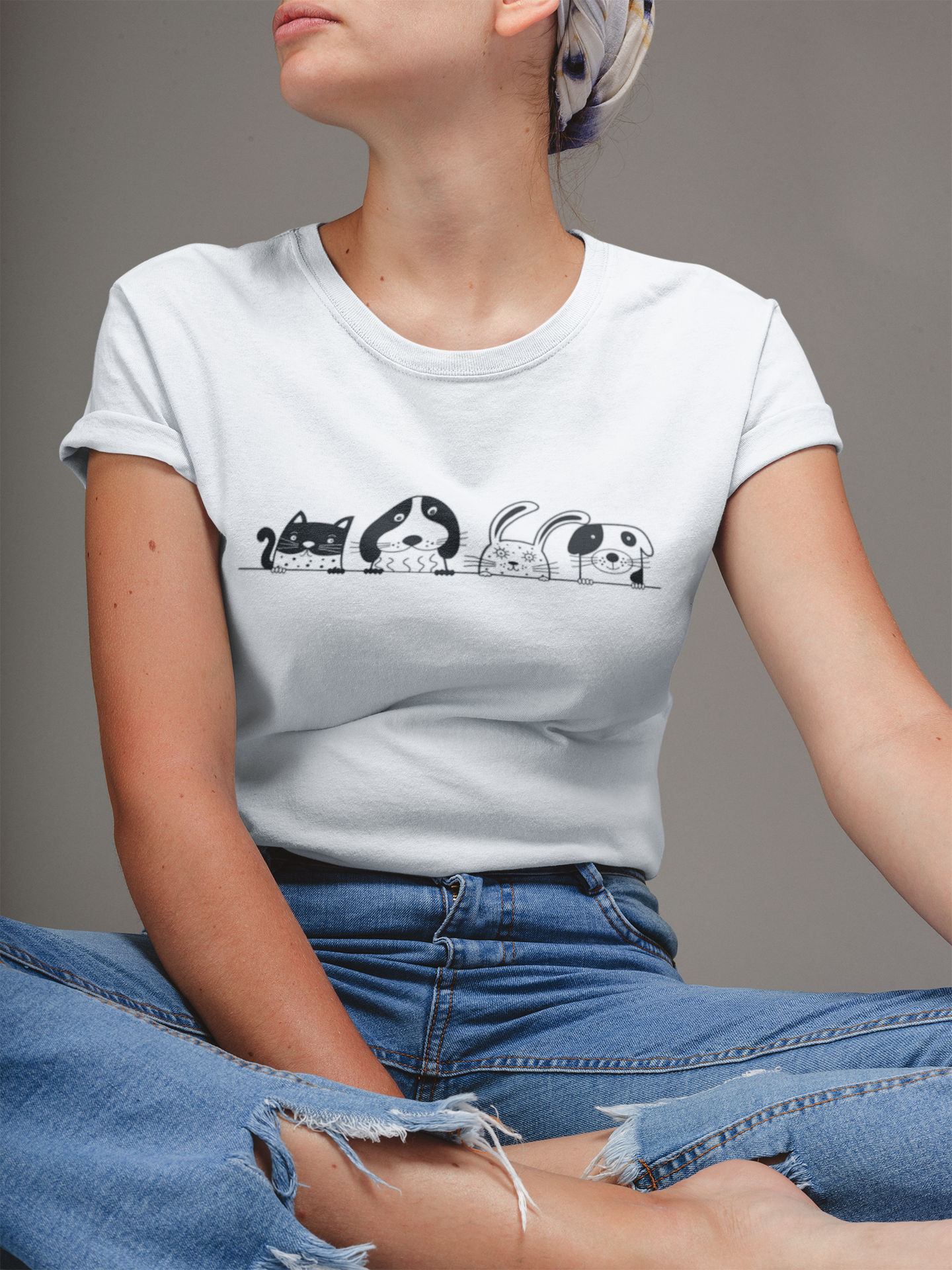 Cat - Pet Collection Custom Graphic Tee