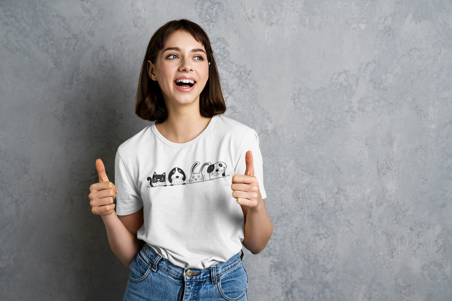Cat - Pet Collection Custom Graphic Tee