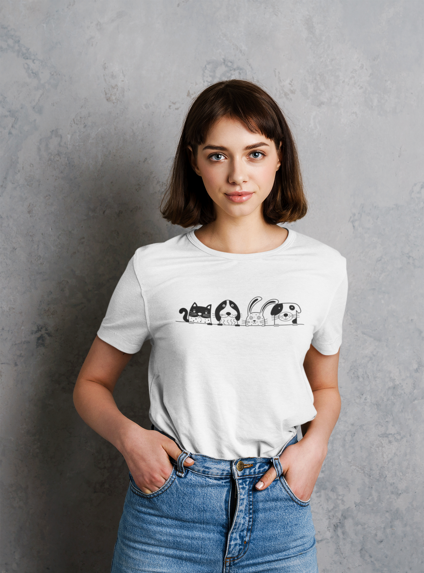 Cat - Pet Collection Custom Graphic Tee