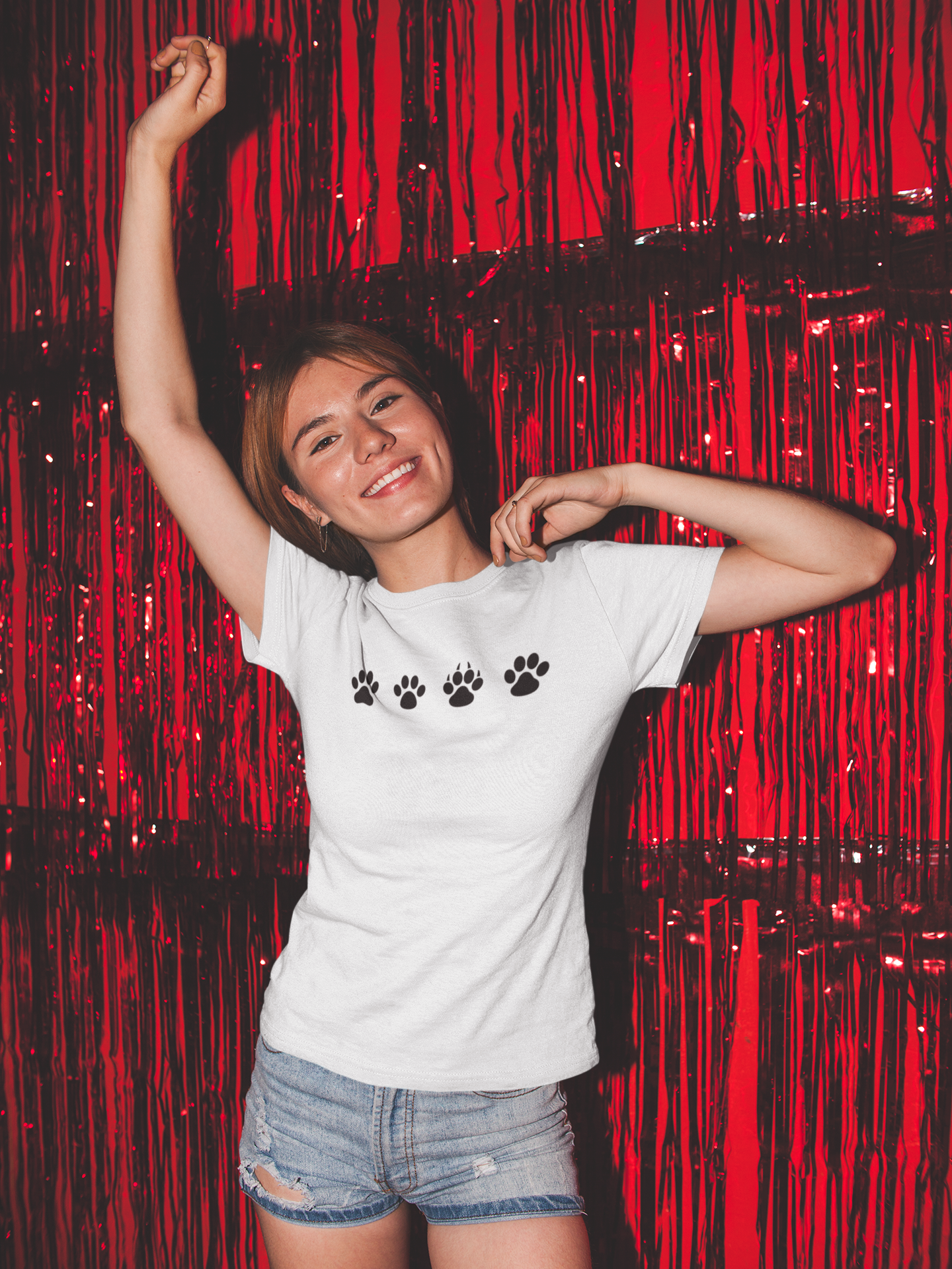 Cat Paws2 Custom Graphic Tee