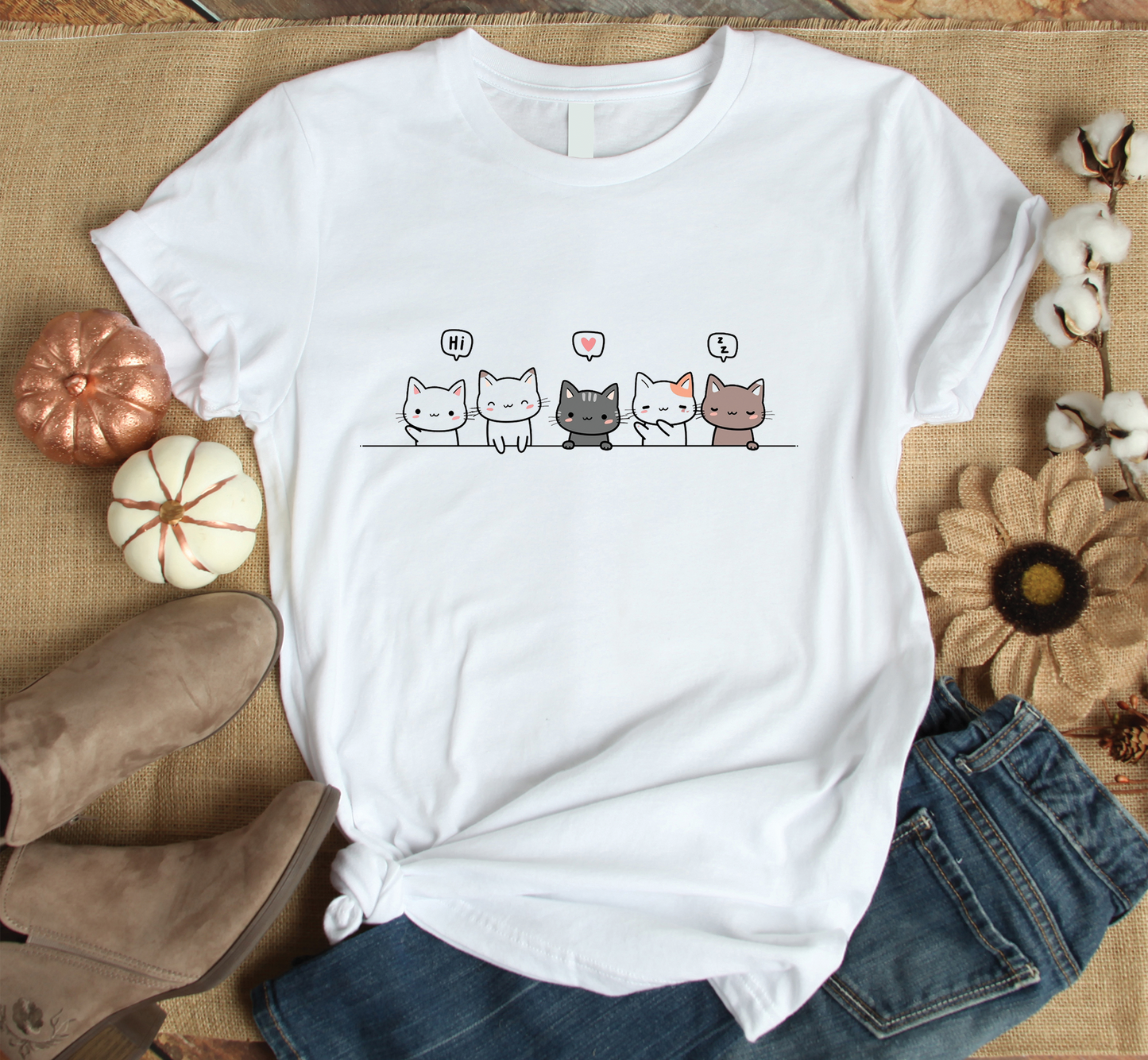 Cats Custom Graphic Tee