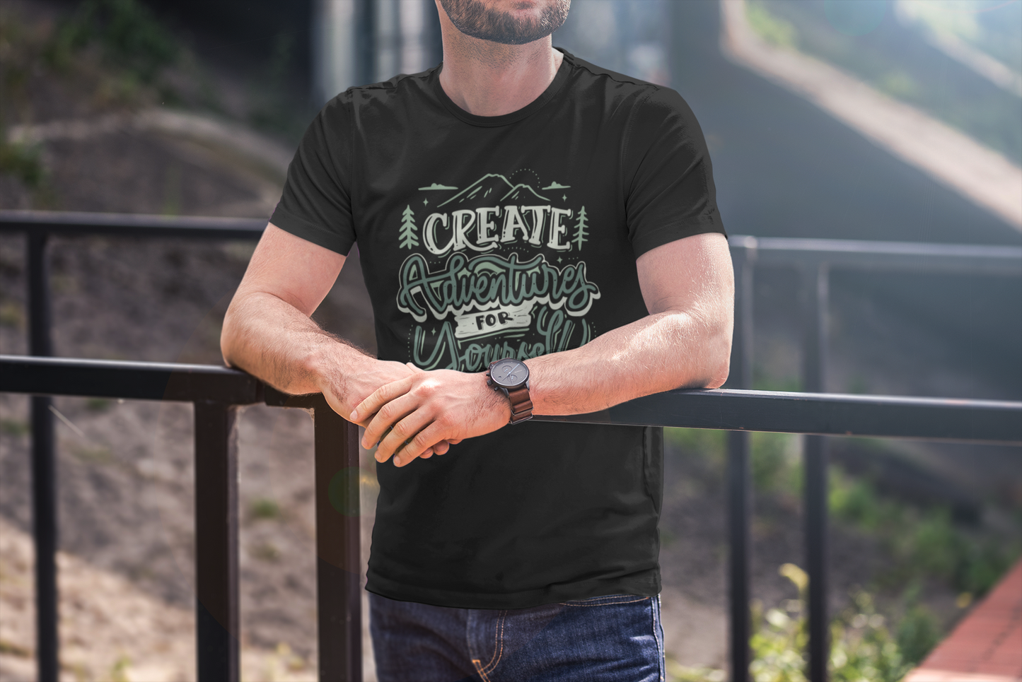 Create adventures for yourself Custom Graphic Tee