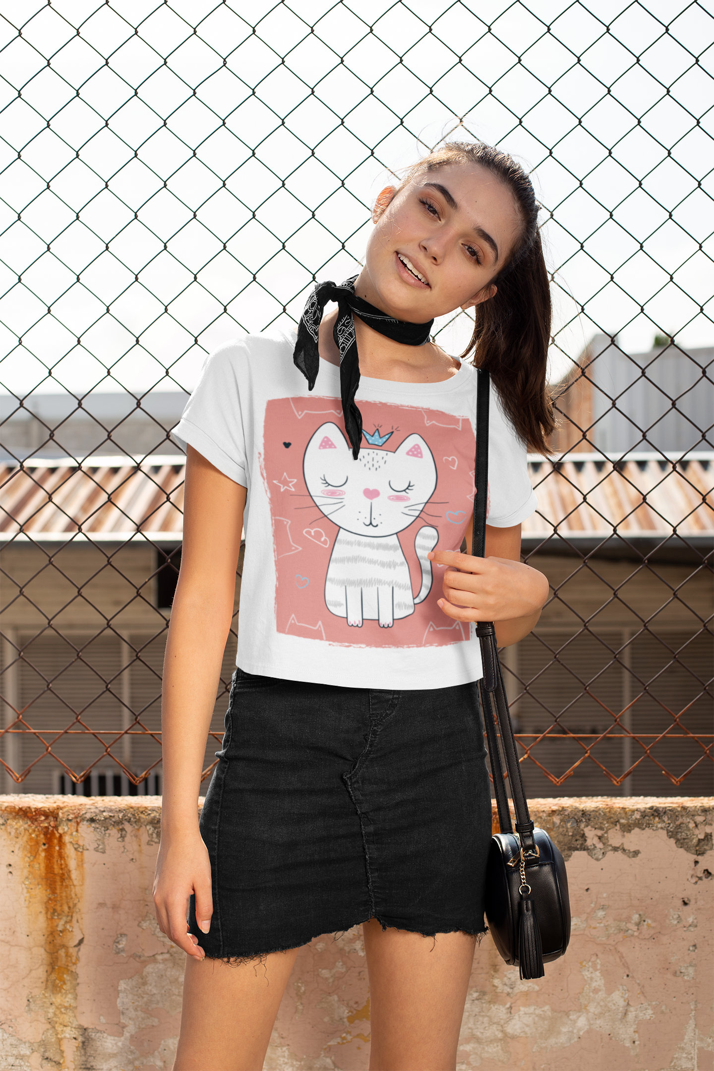 Cat - Pinkbox Custom Graphic Tee