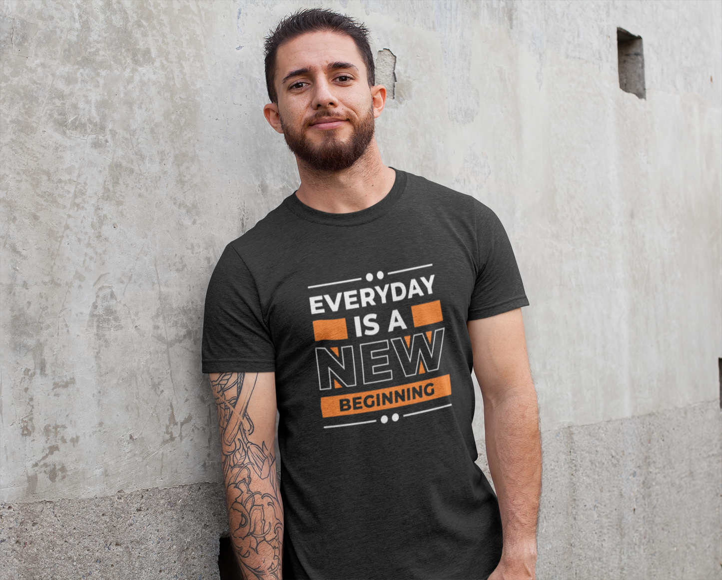 Everyday is a New Beginning Custom Graphic Tee