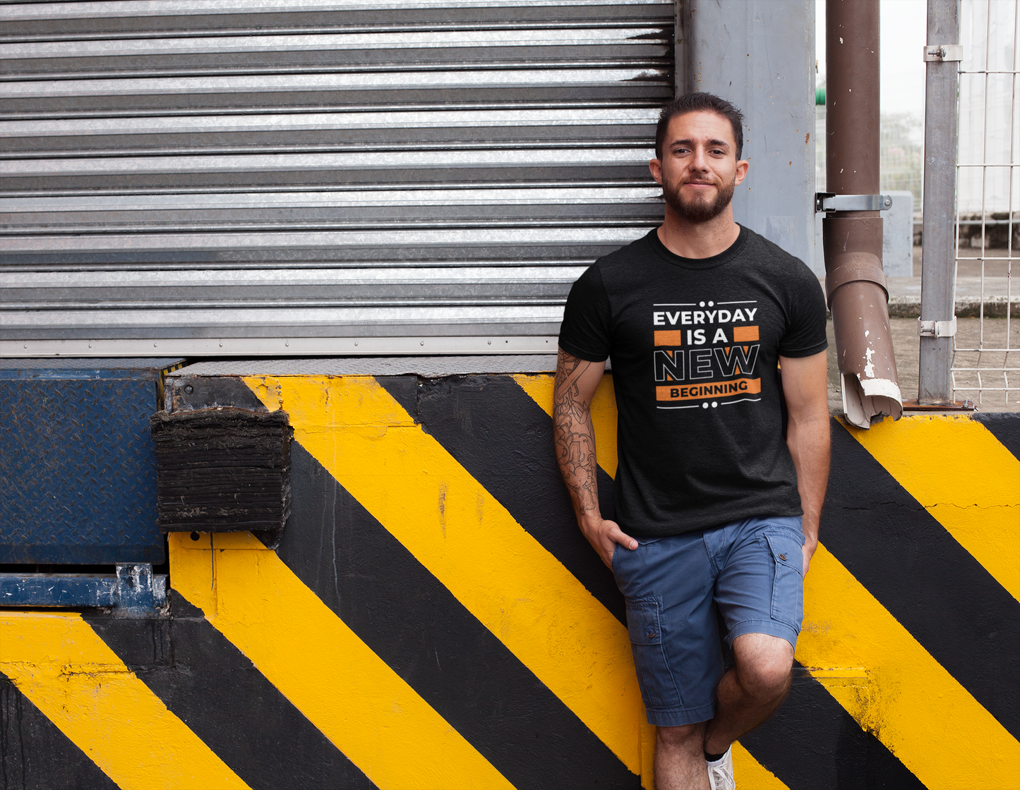 Everyday is a New Beginning Custom Graphic Tee
