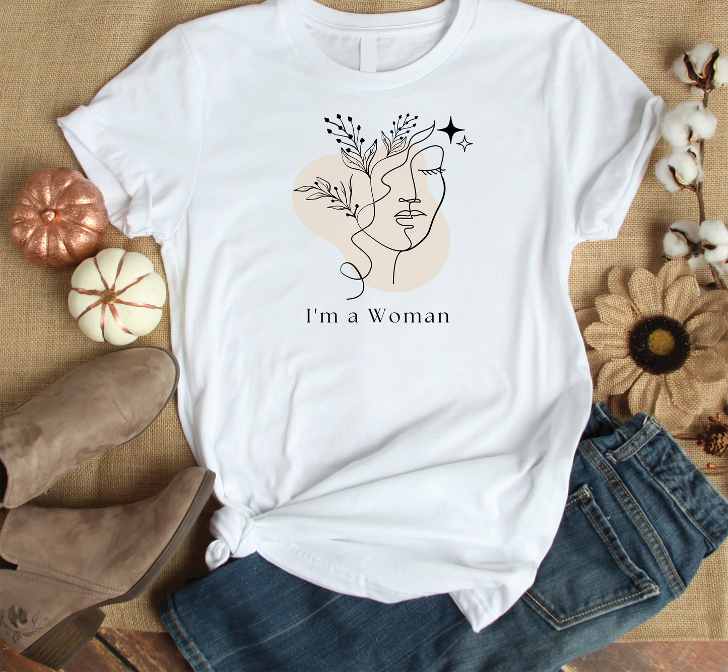 I'm a Woman Custom Graphic Tee