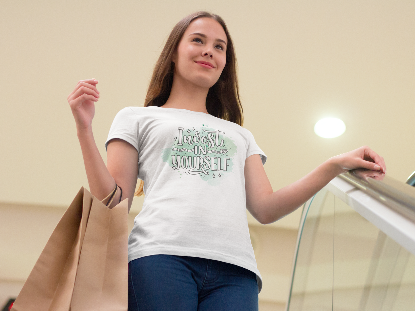 Invest in yourself Custom Graphic Tee