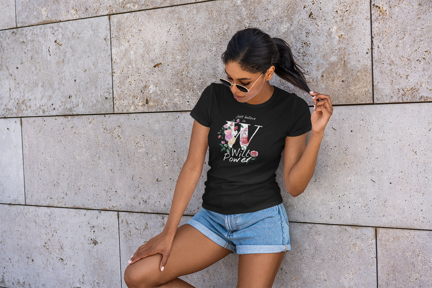 Just Believe in Will Power Custom Graphic Tee
