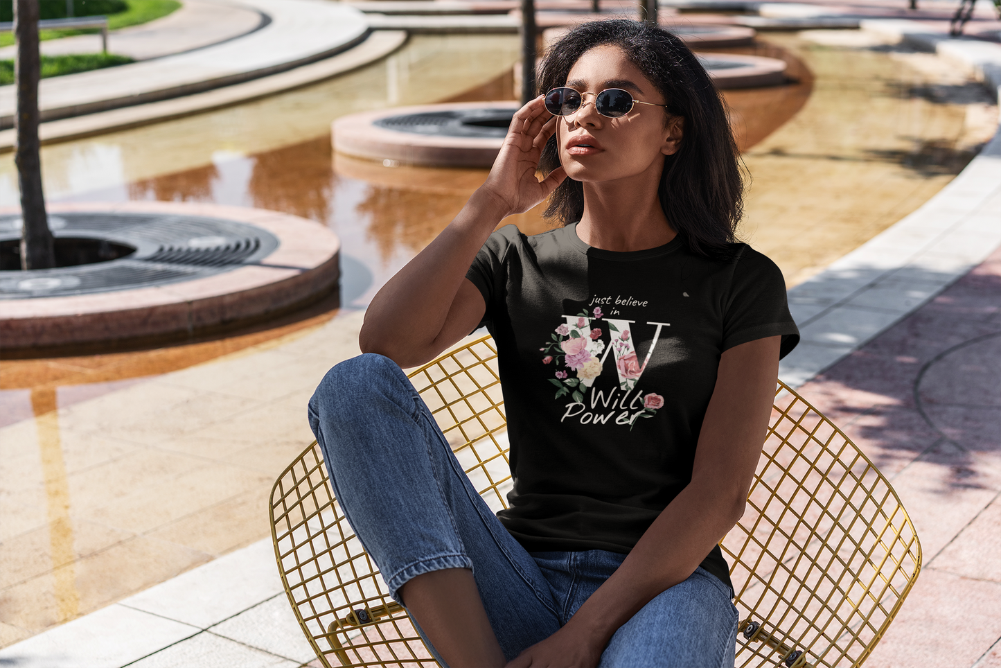 Just Believe in Will Power Custom Graphic Tee