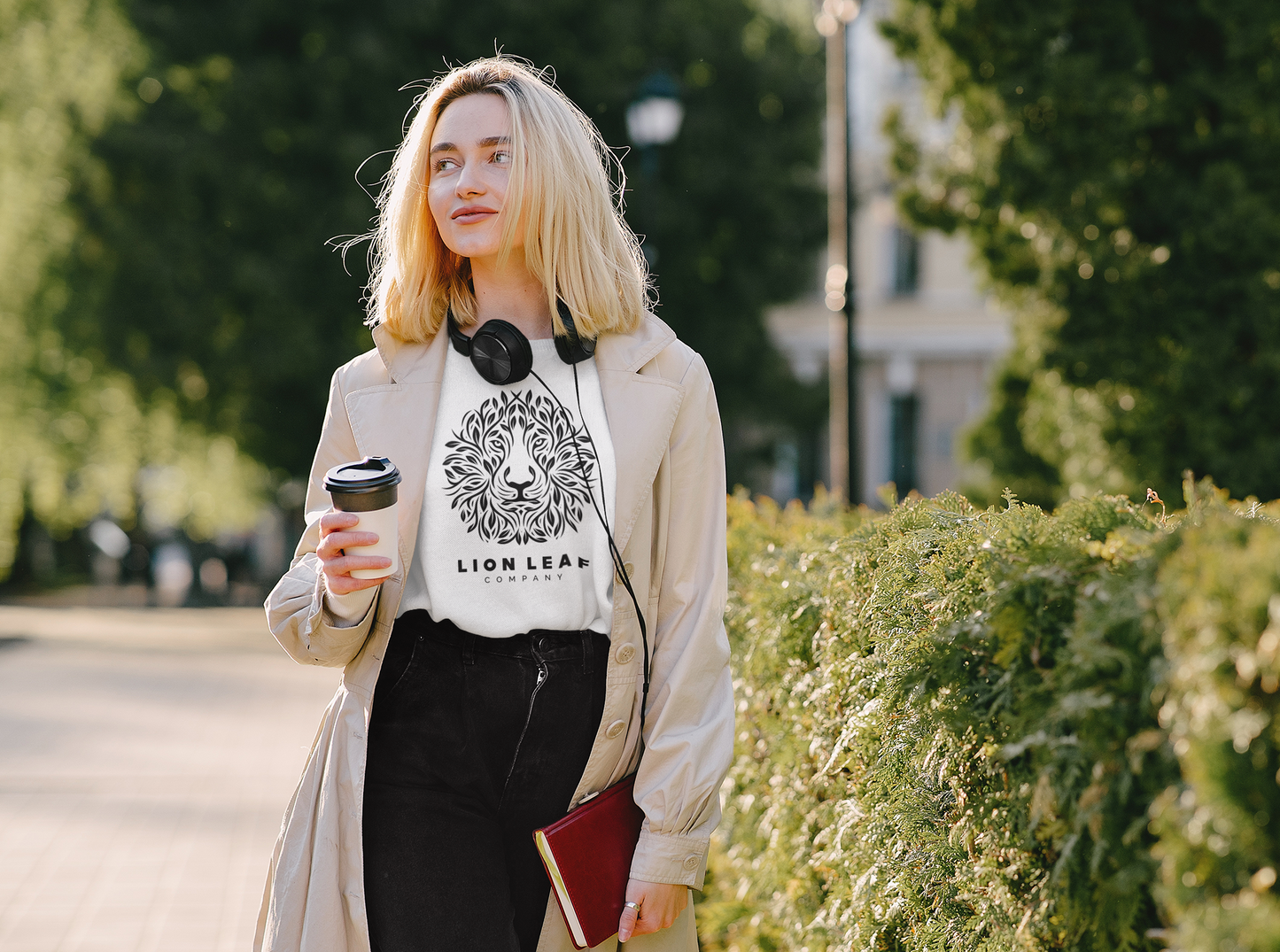 Lion Leaf Custom Graphic Tee