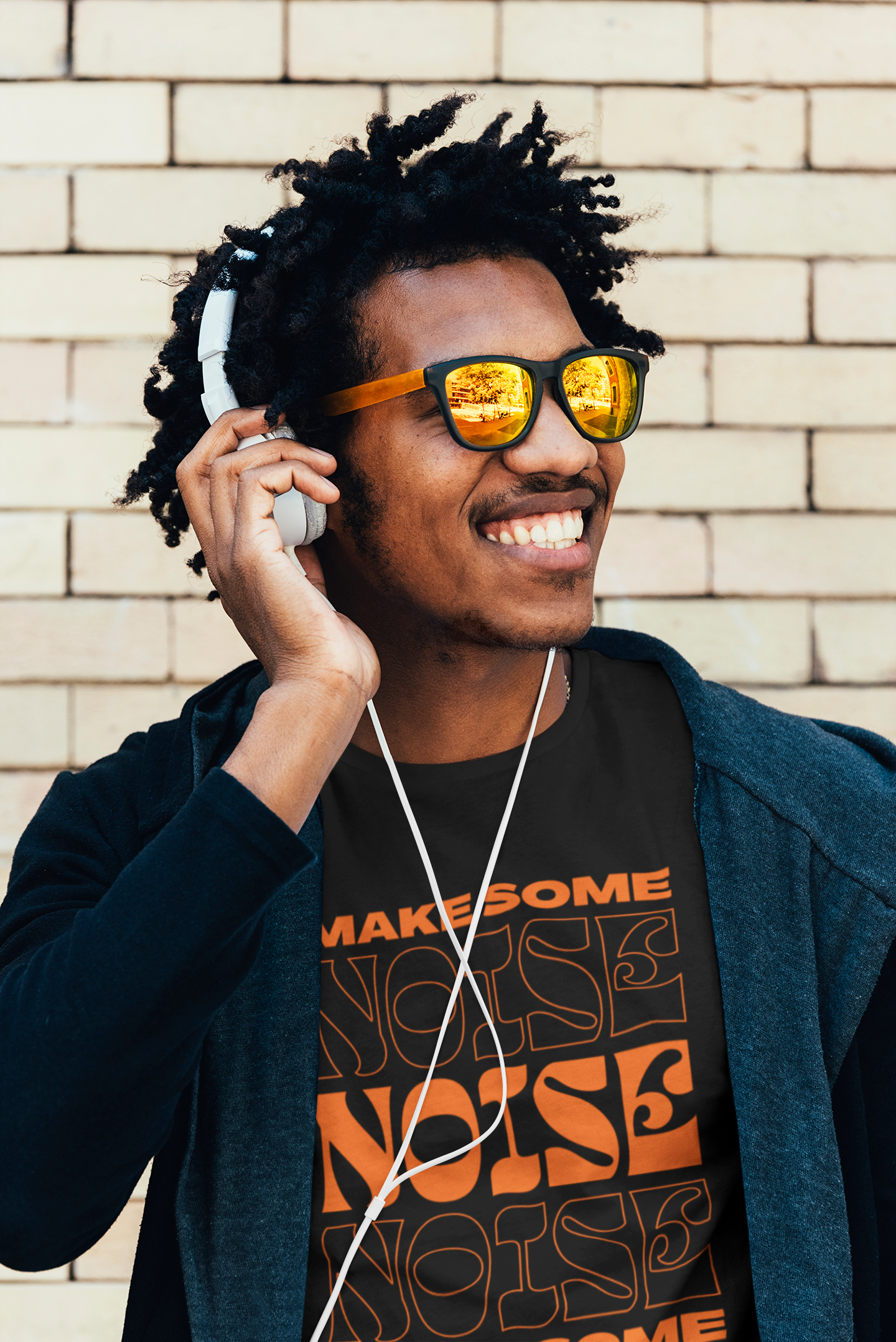 Make some noise Custom Graphic Tee