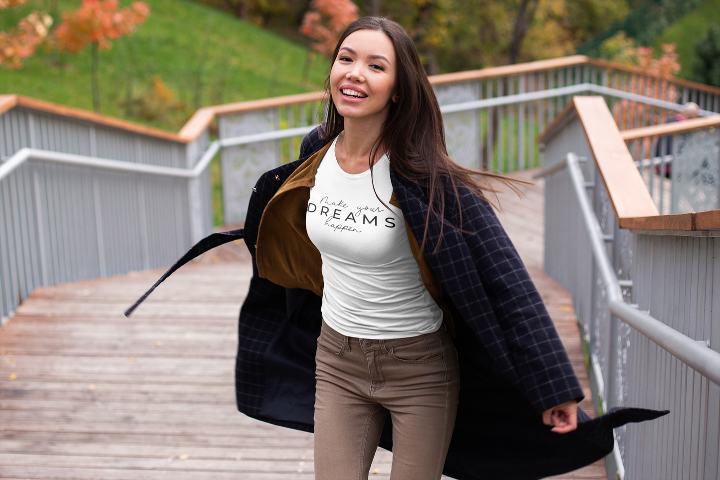 Make Your Dreams Happen Custom Graphic Tee