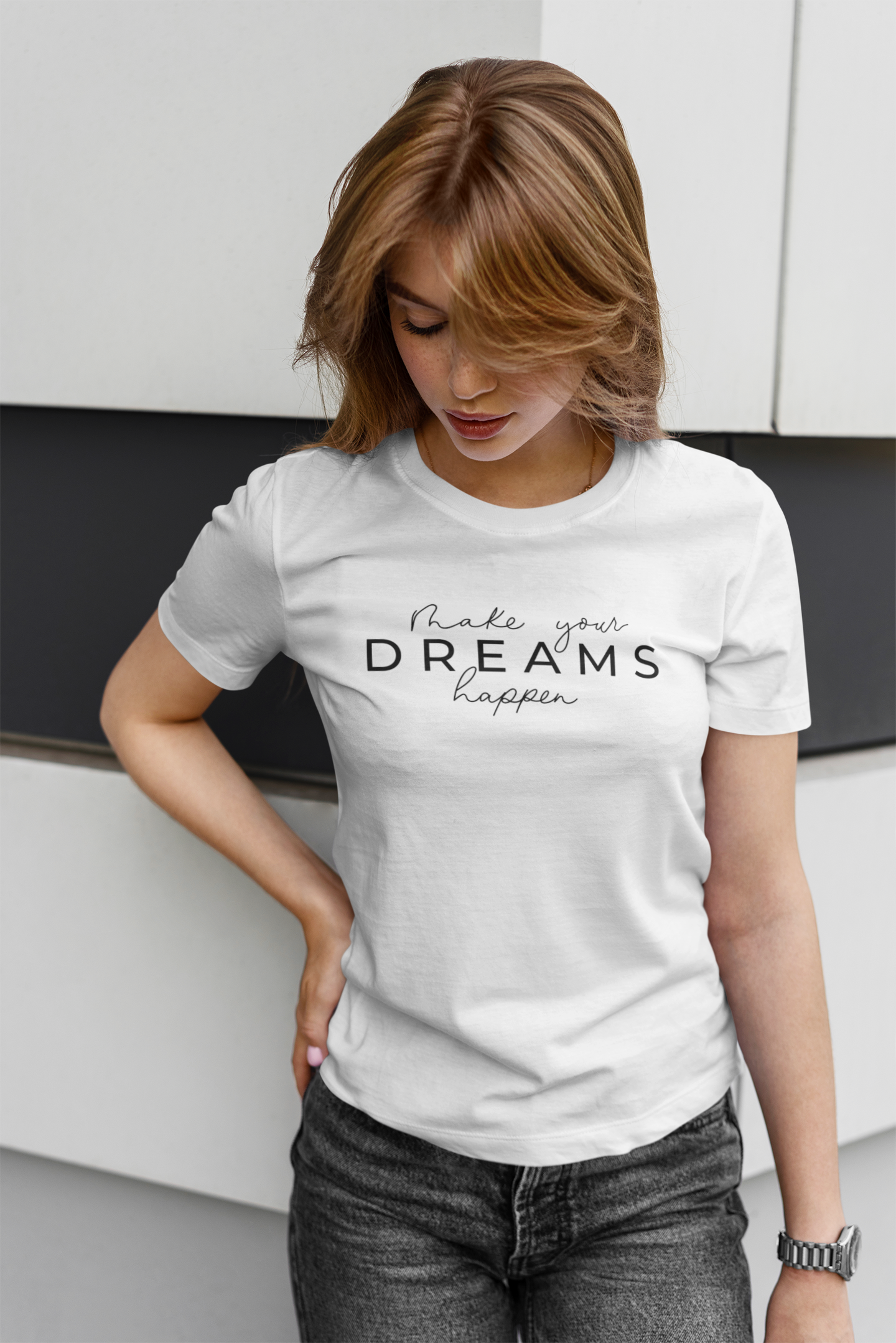Make Your Dreams Happen Custom Graphic Tee