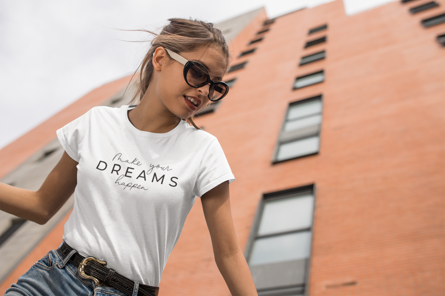 Make Your Dreams Happen Custom Graphic Tee