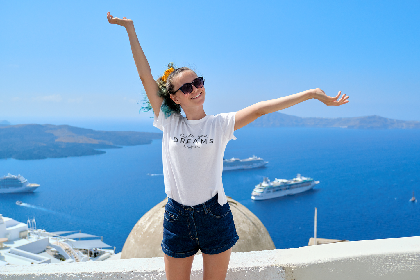 Make Your Dreams Happen Custom Graphic Tee