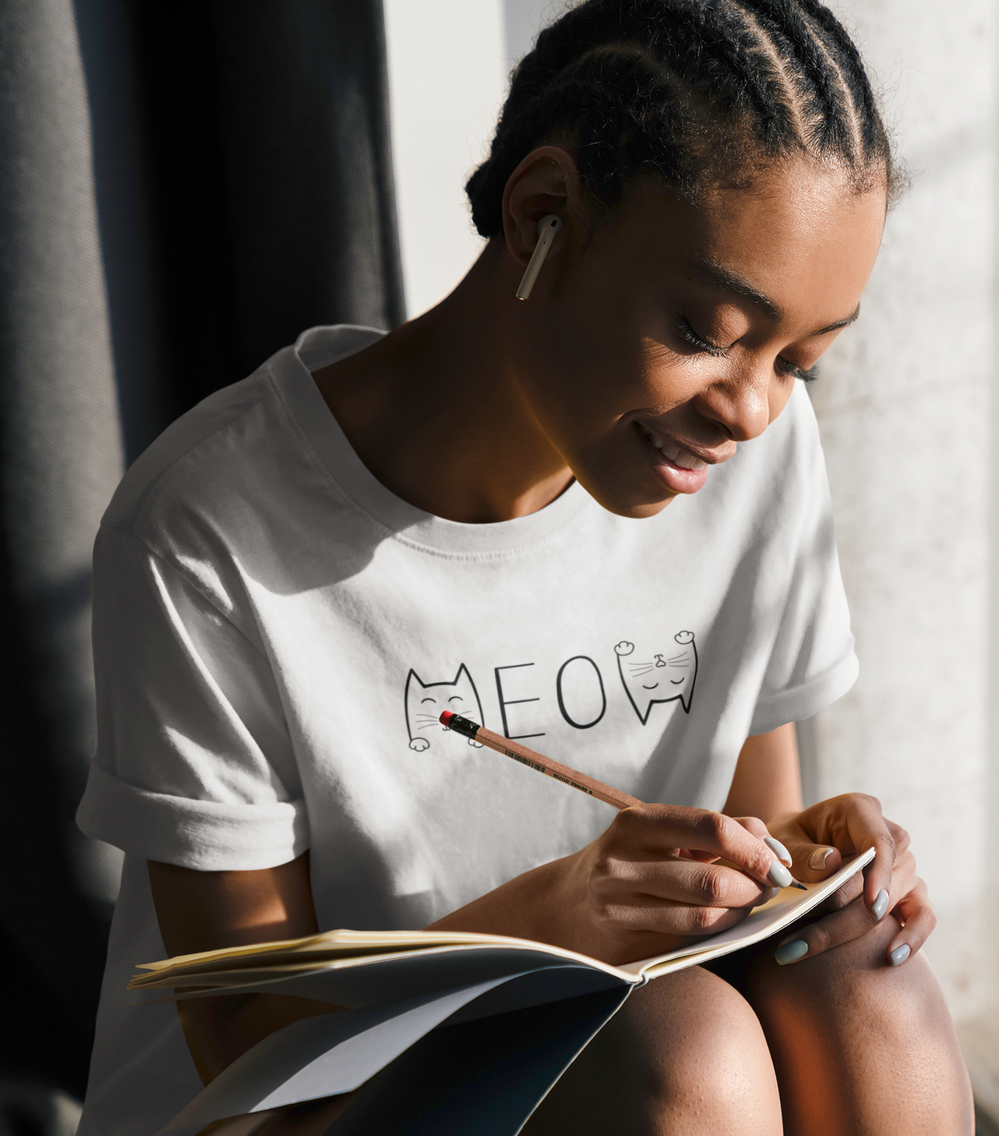 Meow Custom Graphic Tee
