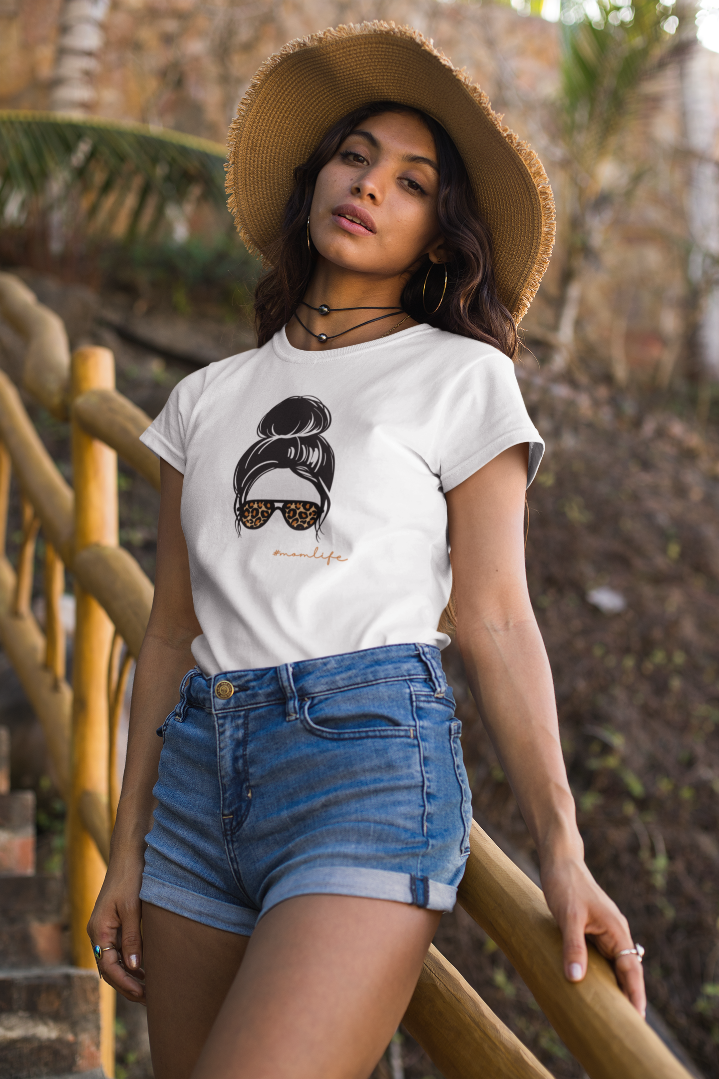 Mom Life Custom Graphic Tee
