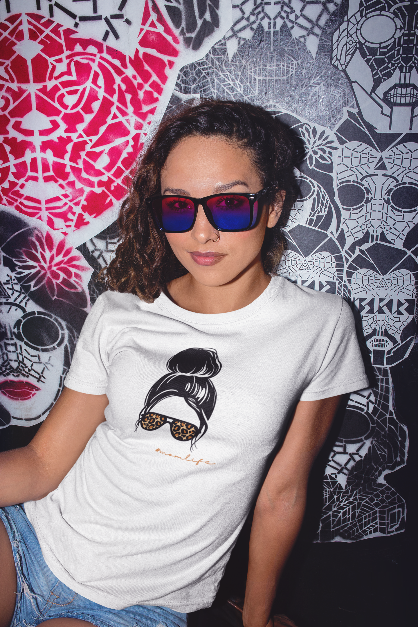 Mom Life Custom Graphic Tee
