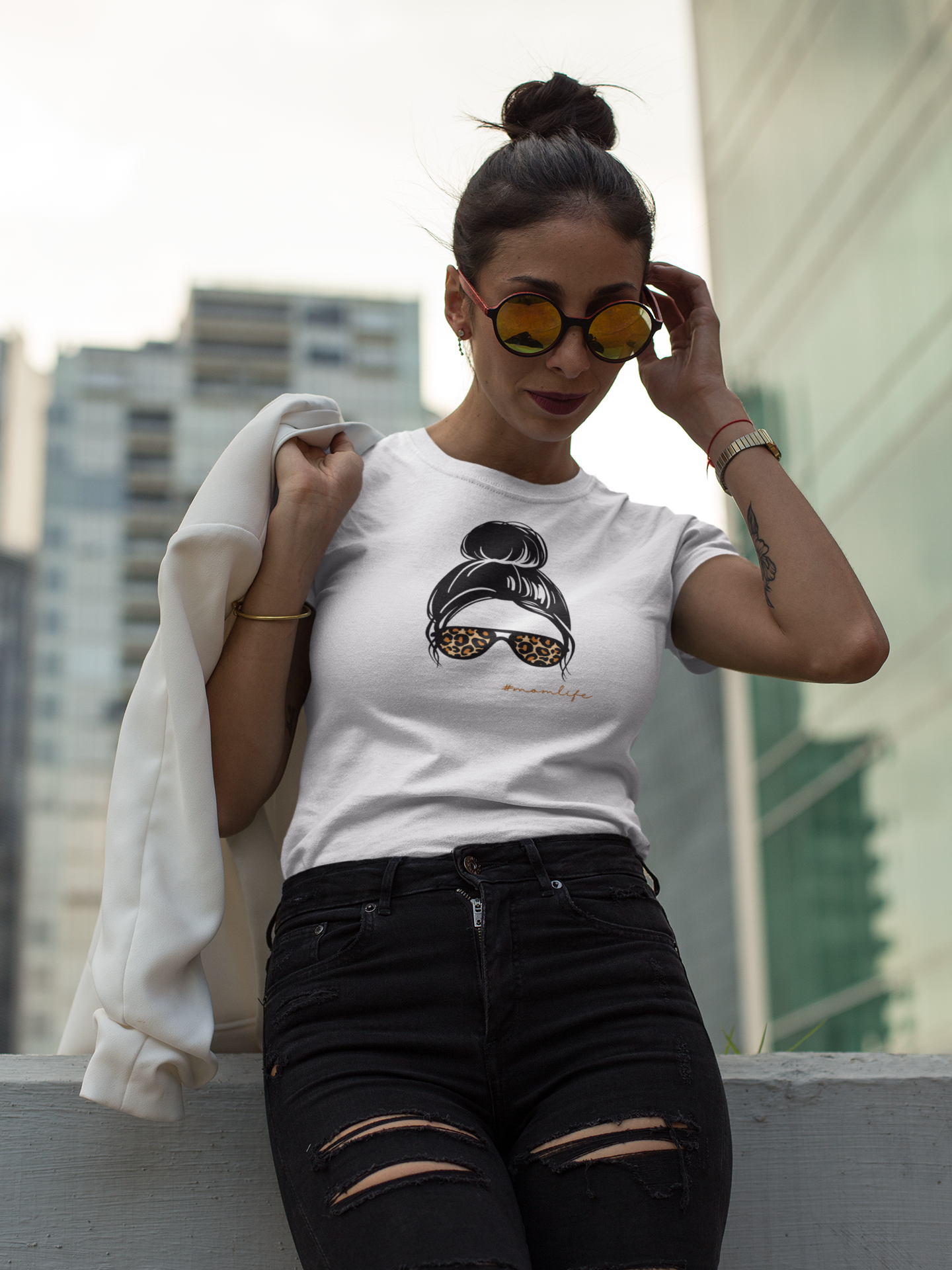 Mom Life Custom Graphic Tee