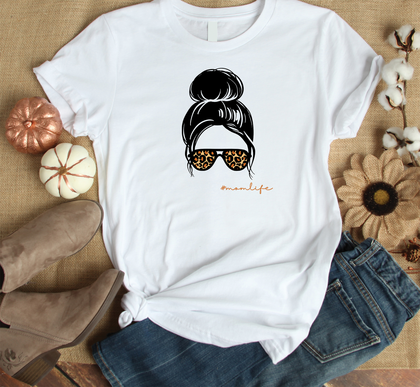 Mom Life Custom Graphic Tee