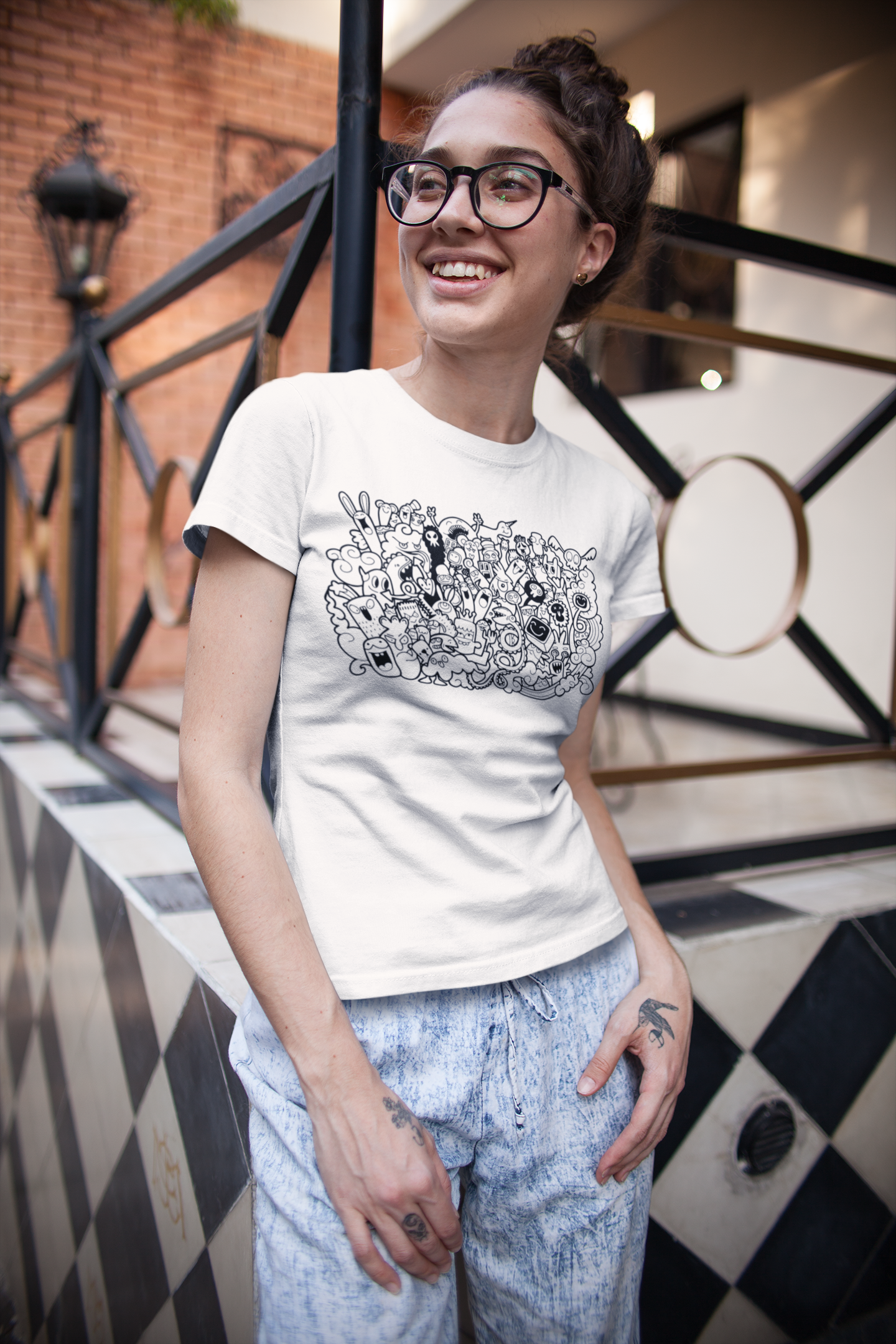 Cute Monster Collection 1 Custom Graphic Tee