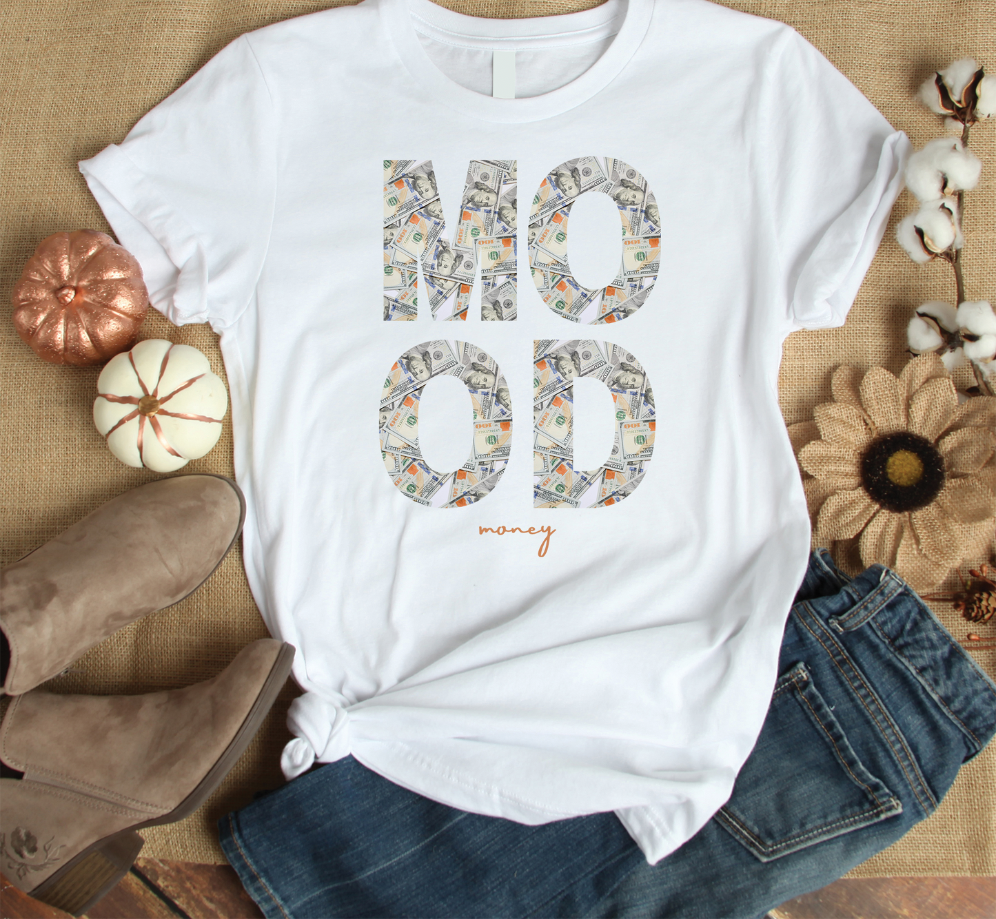 Mood Money Custom Graphic Tee