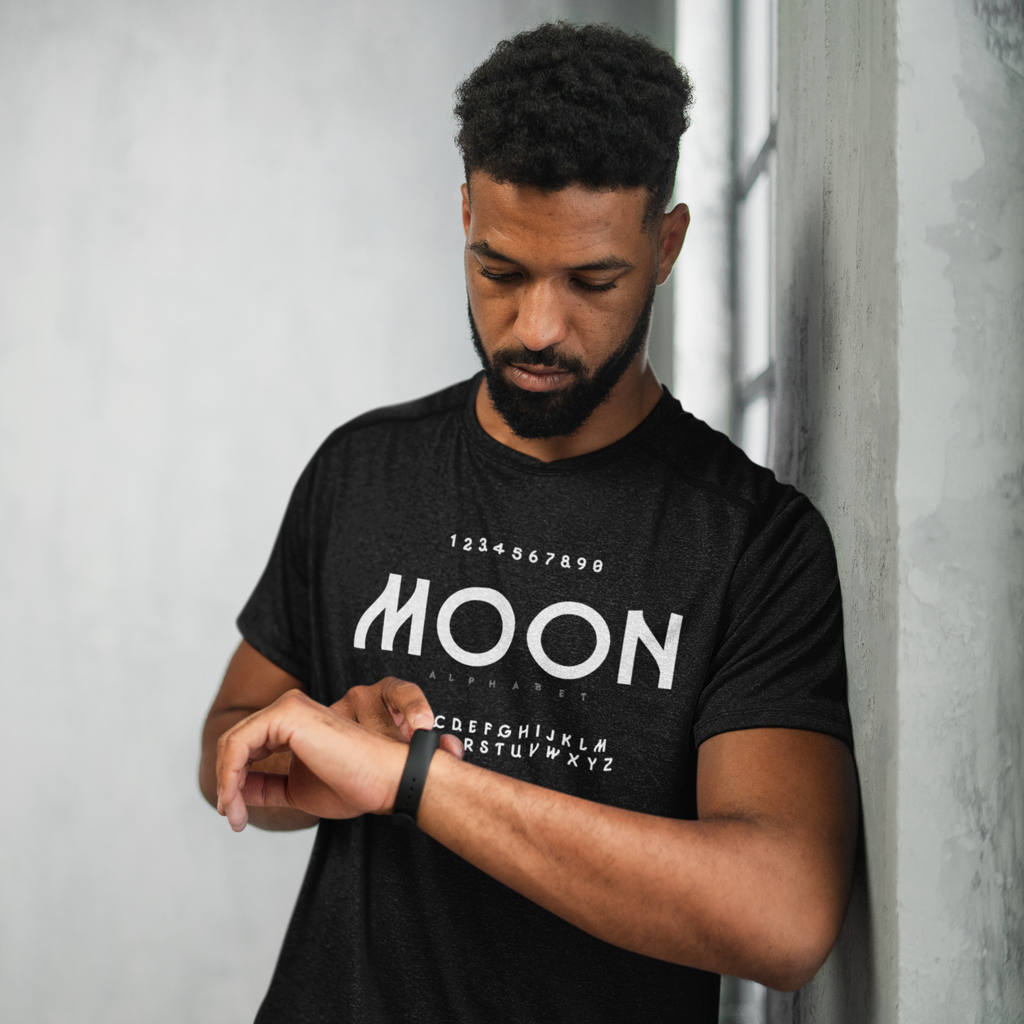 Moon Alphabet Custom Graphic Tee