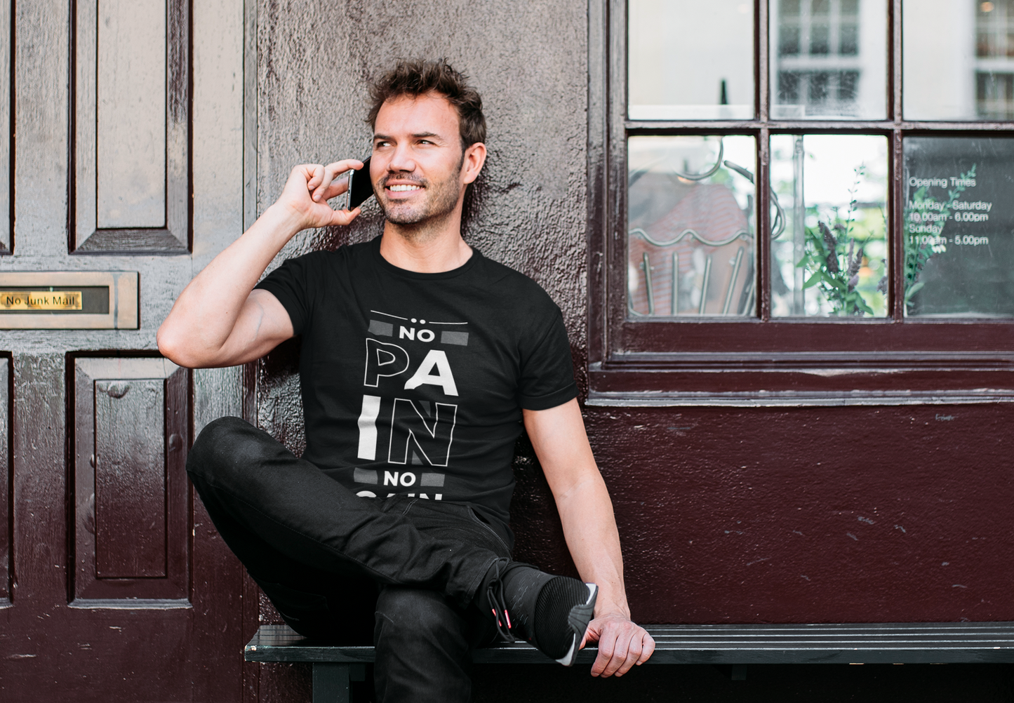 No Pain No Gain Custom Graphic Tee