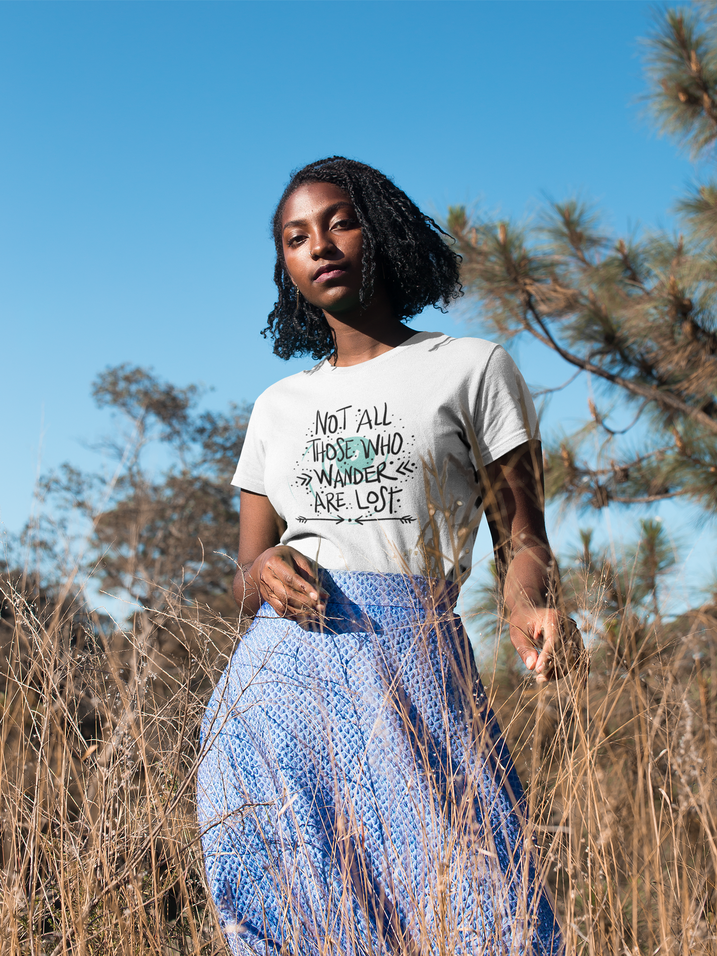 Not all those who wander are lost Custom Graphic Tee