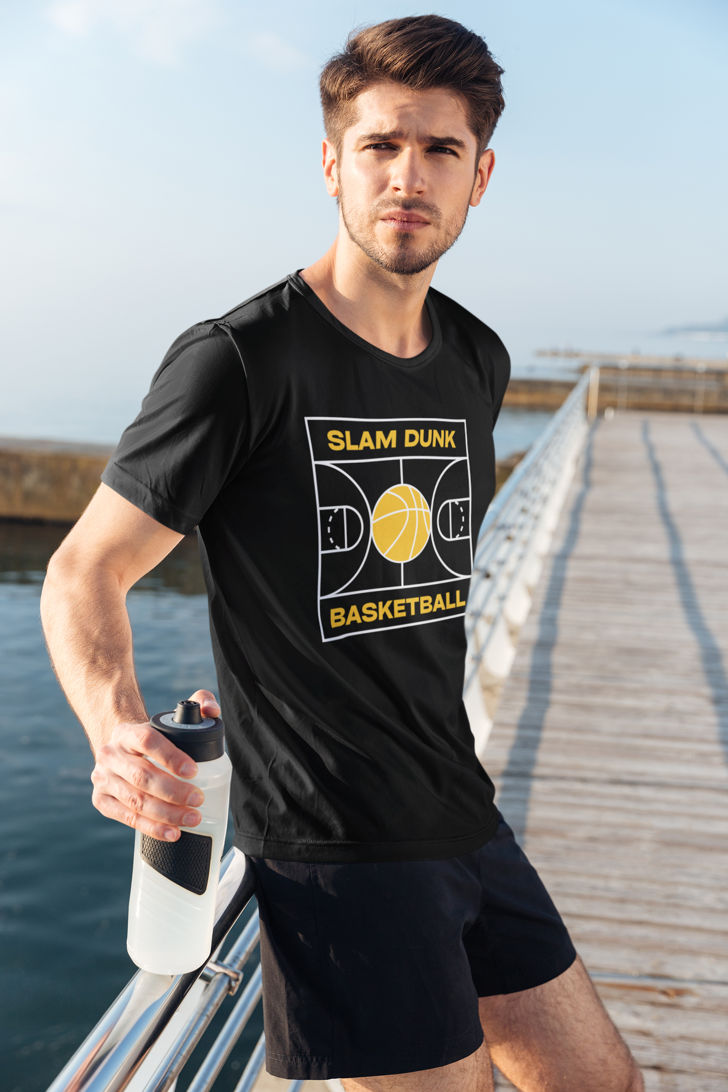 Slam Dunk Basketball Custom Graphic Tee