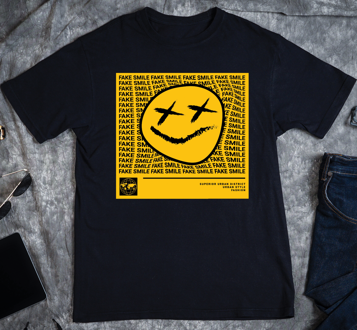 Smile 1 Custom Graphic Tee
