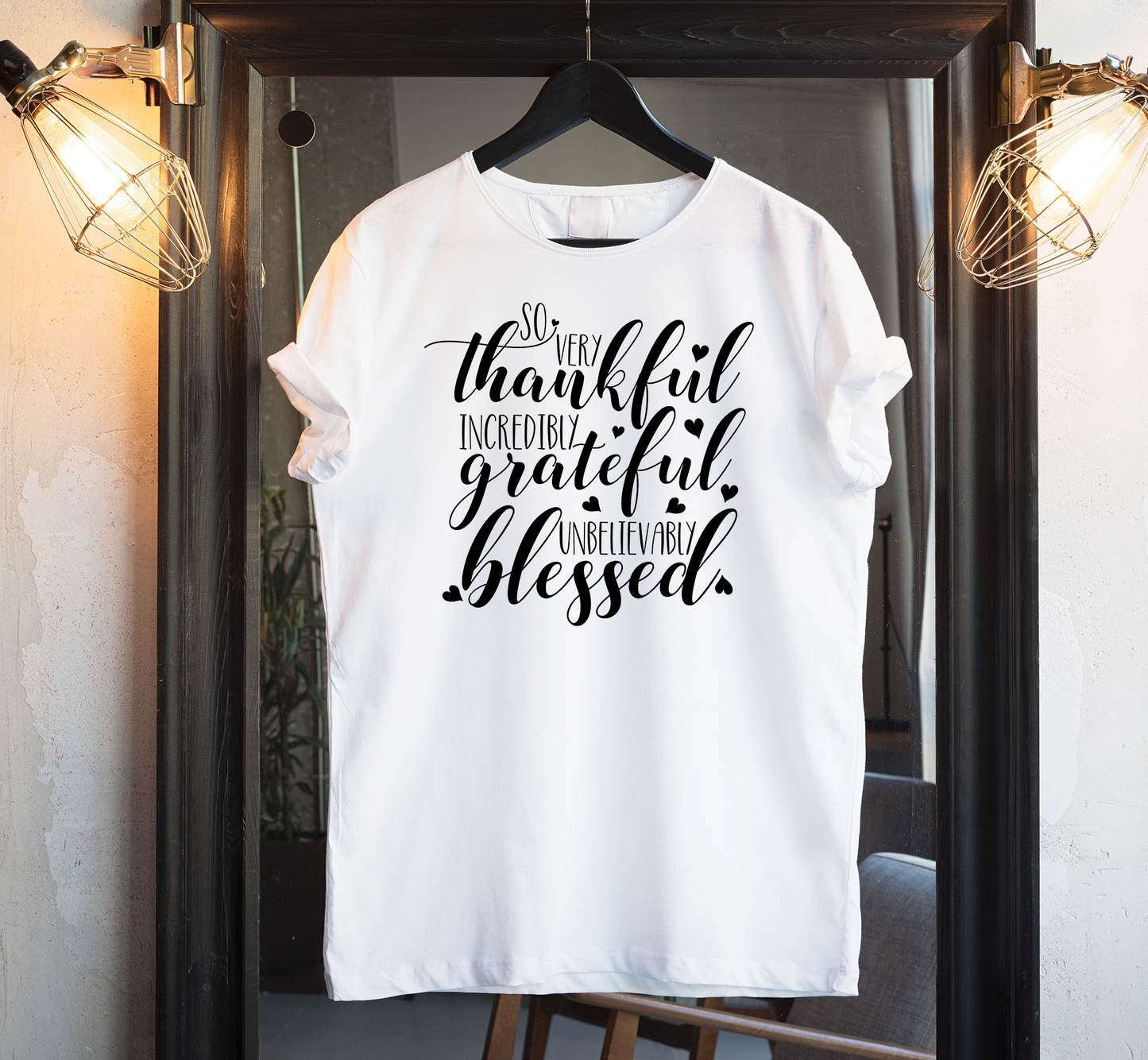 So very Thankful Custom Graphic Tee - Christian