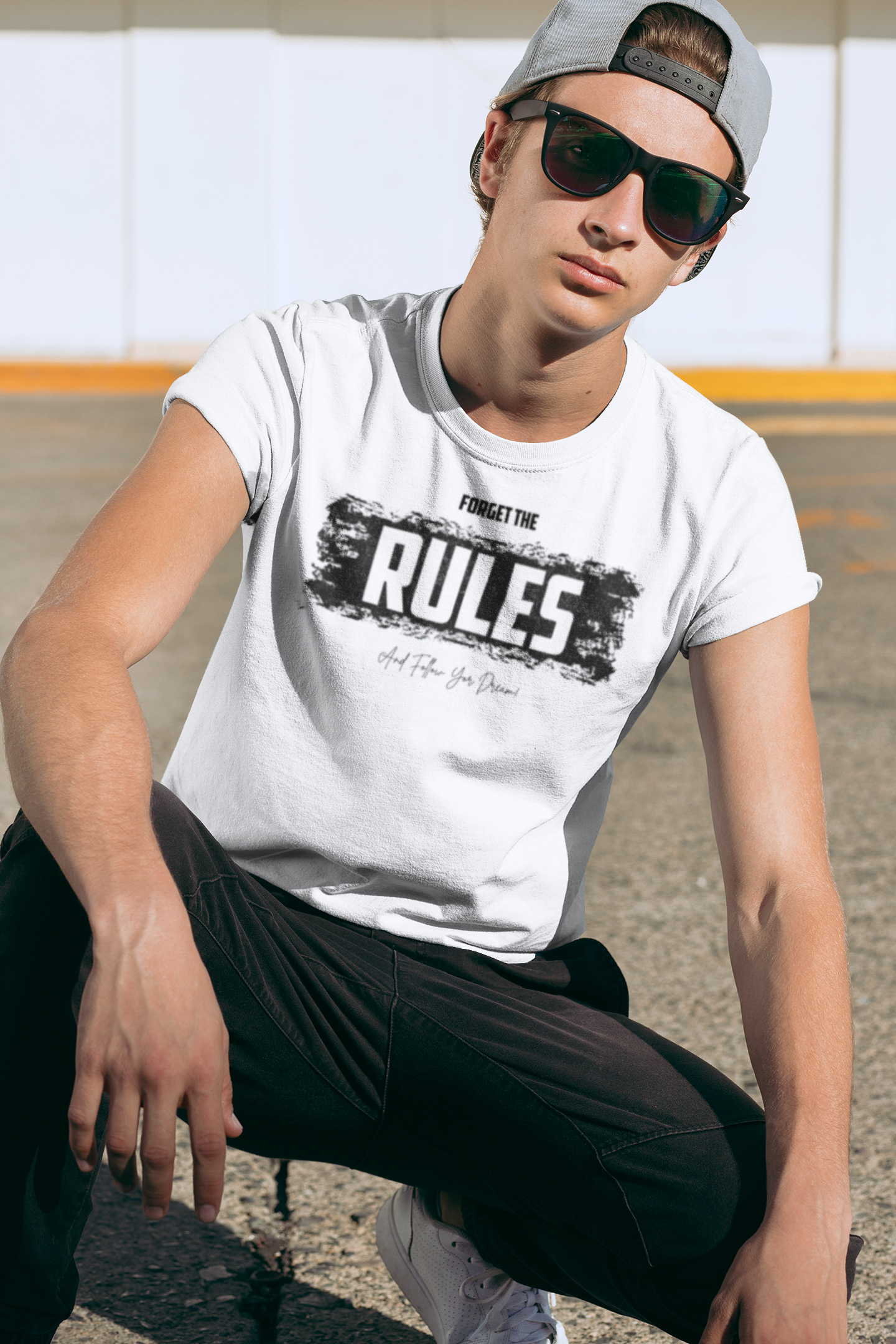 Forget The Rules Custom Graphic Tee
