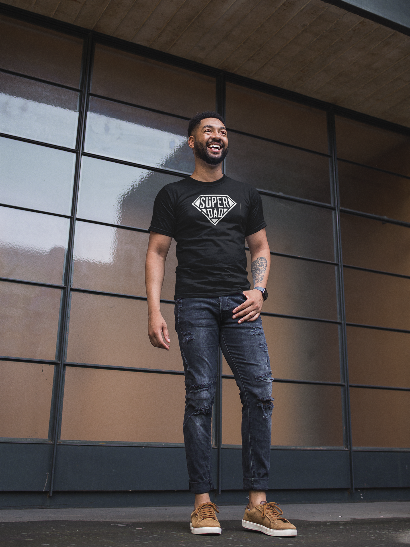 Father's Day - Super Dad Custom Graphic Tee