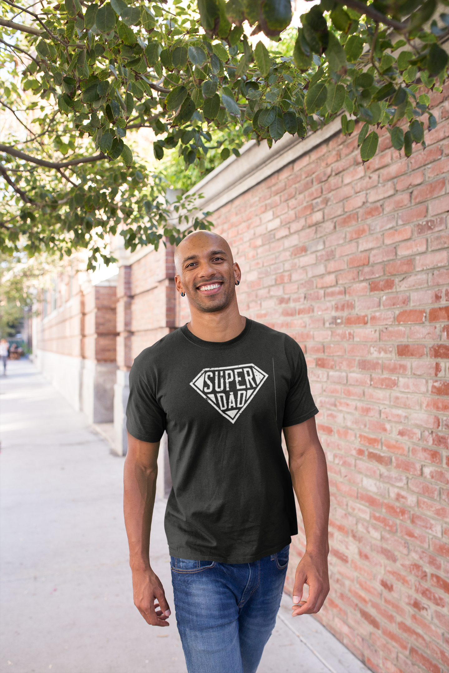 Father's Day - Super Dad Custom Graphic Tee
